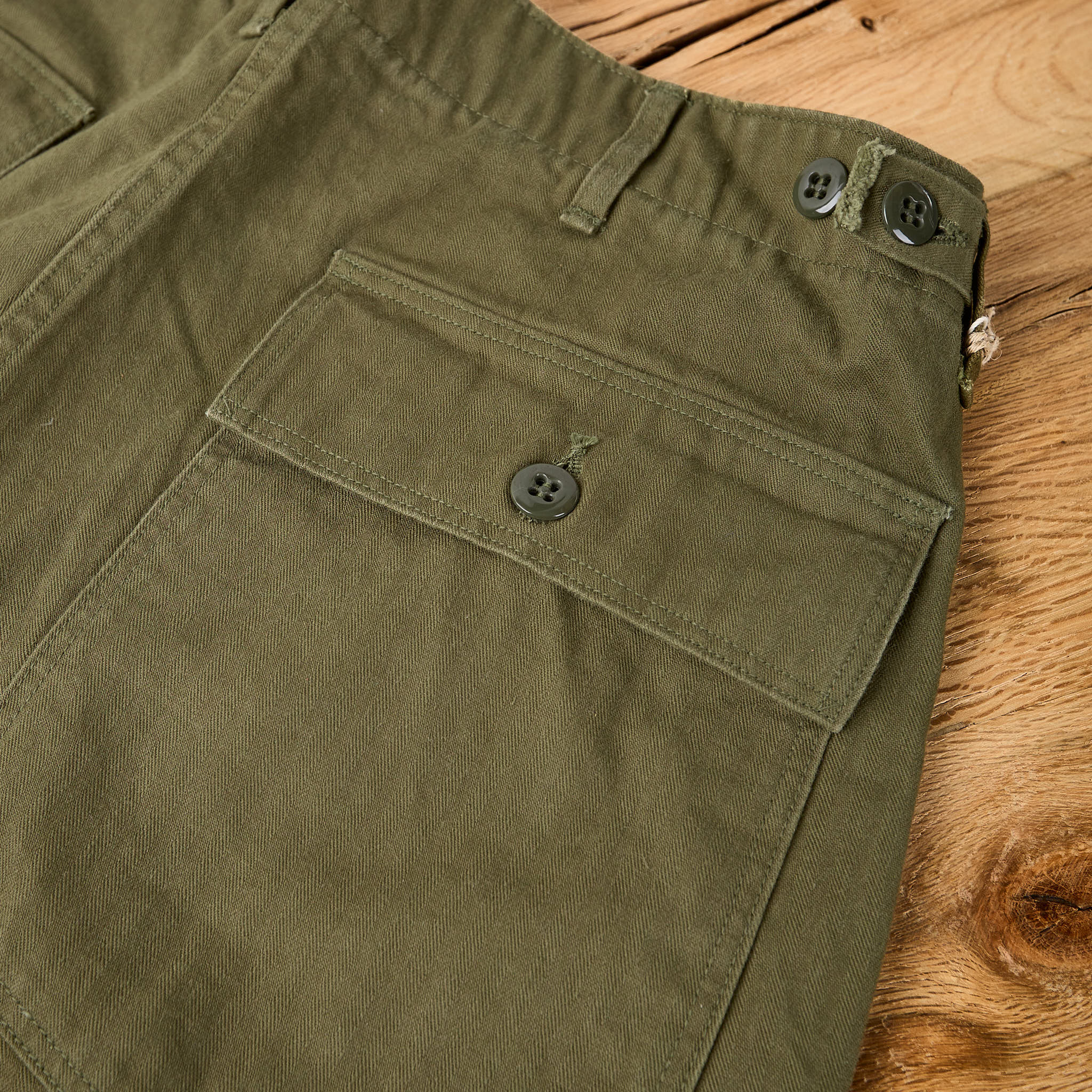orslow | herringbone vintage fit fatigue pants - Image 7