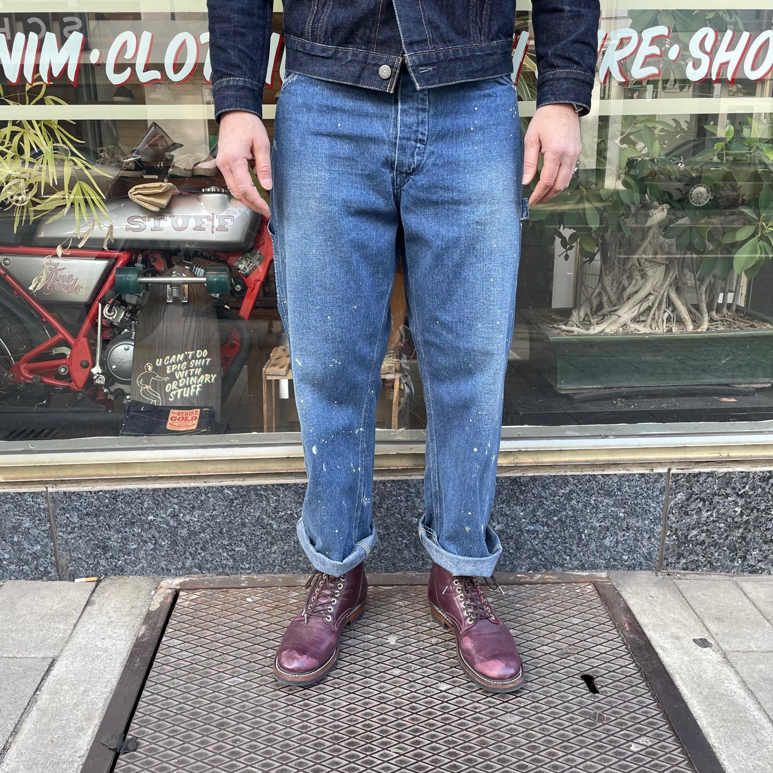 orslow | painter pant 2 year wash w-paint - Image 3
