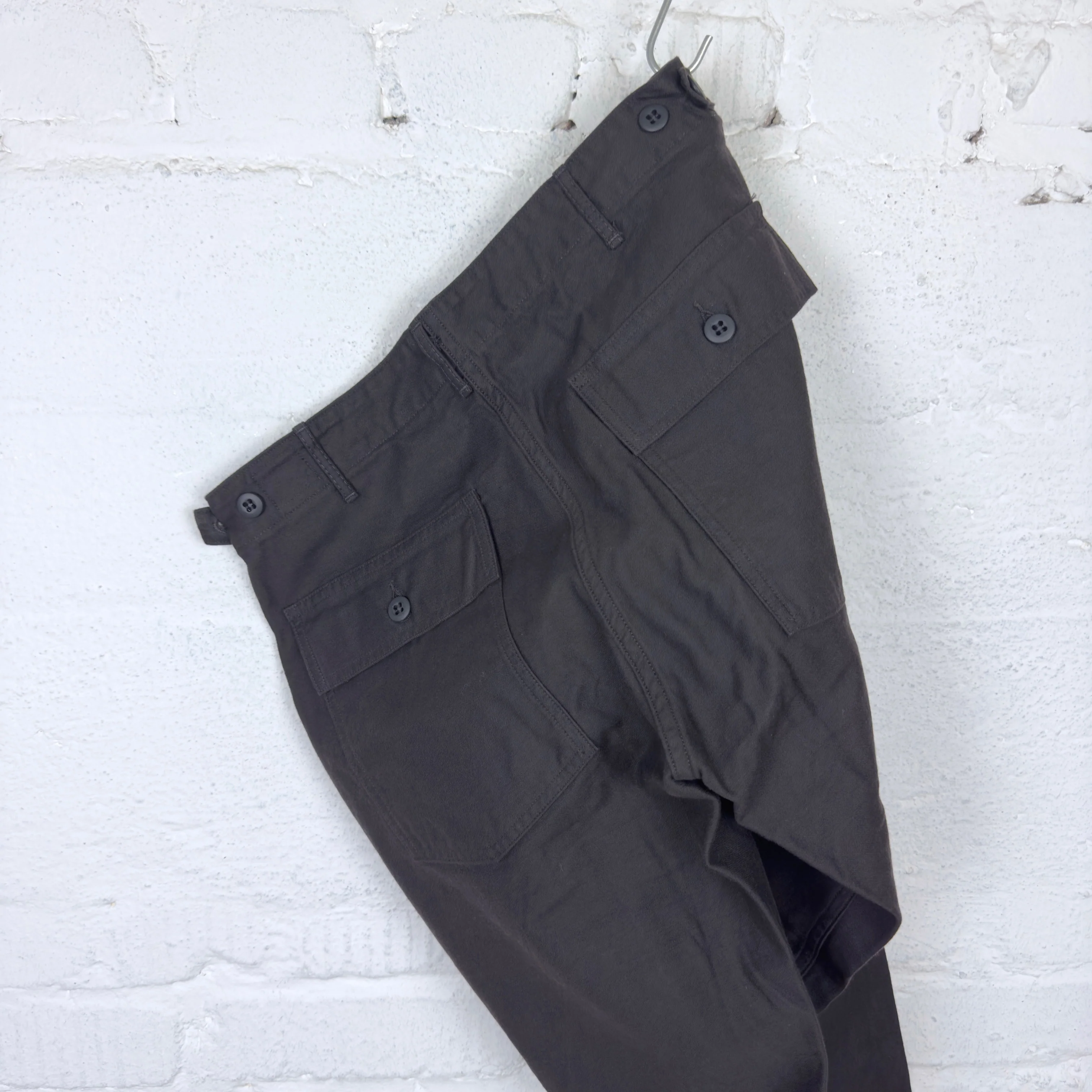 orslow | slim fit us army fatigue pant black - Image 5