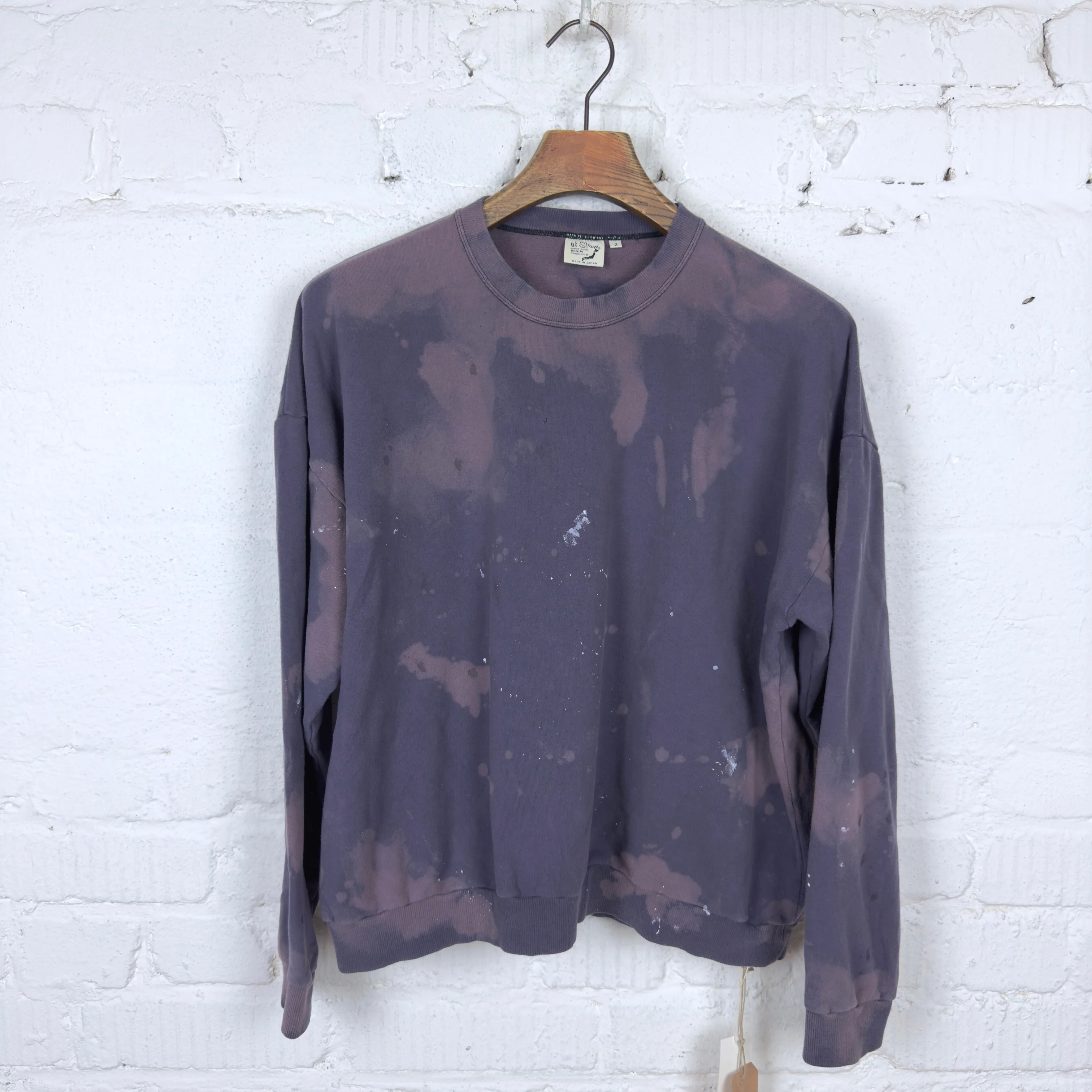 orslow | summer knit vintage finish rose gray