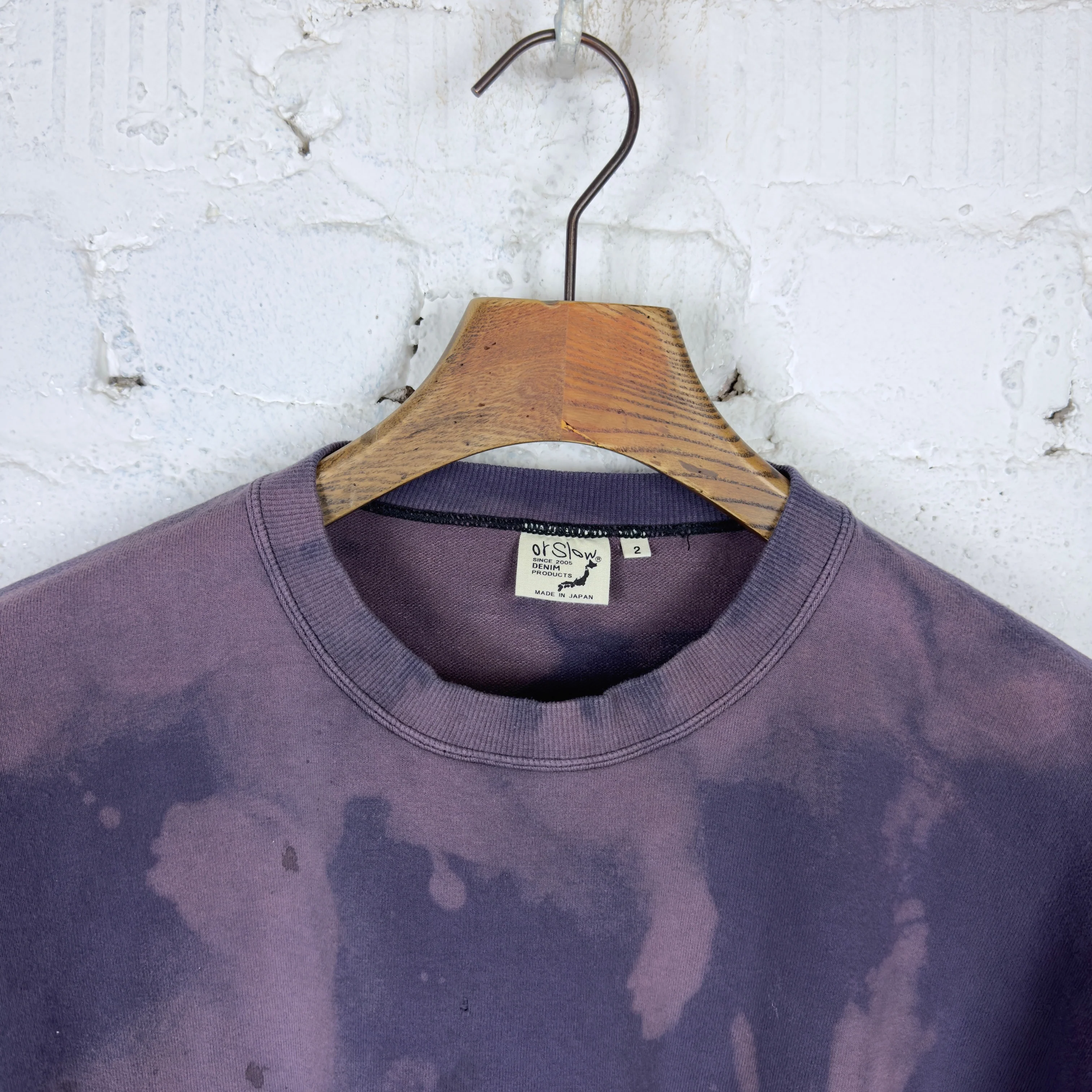 orslow | summer knit vintage finish rose gray - Image 4