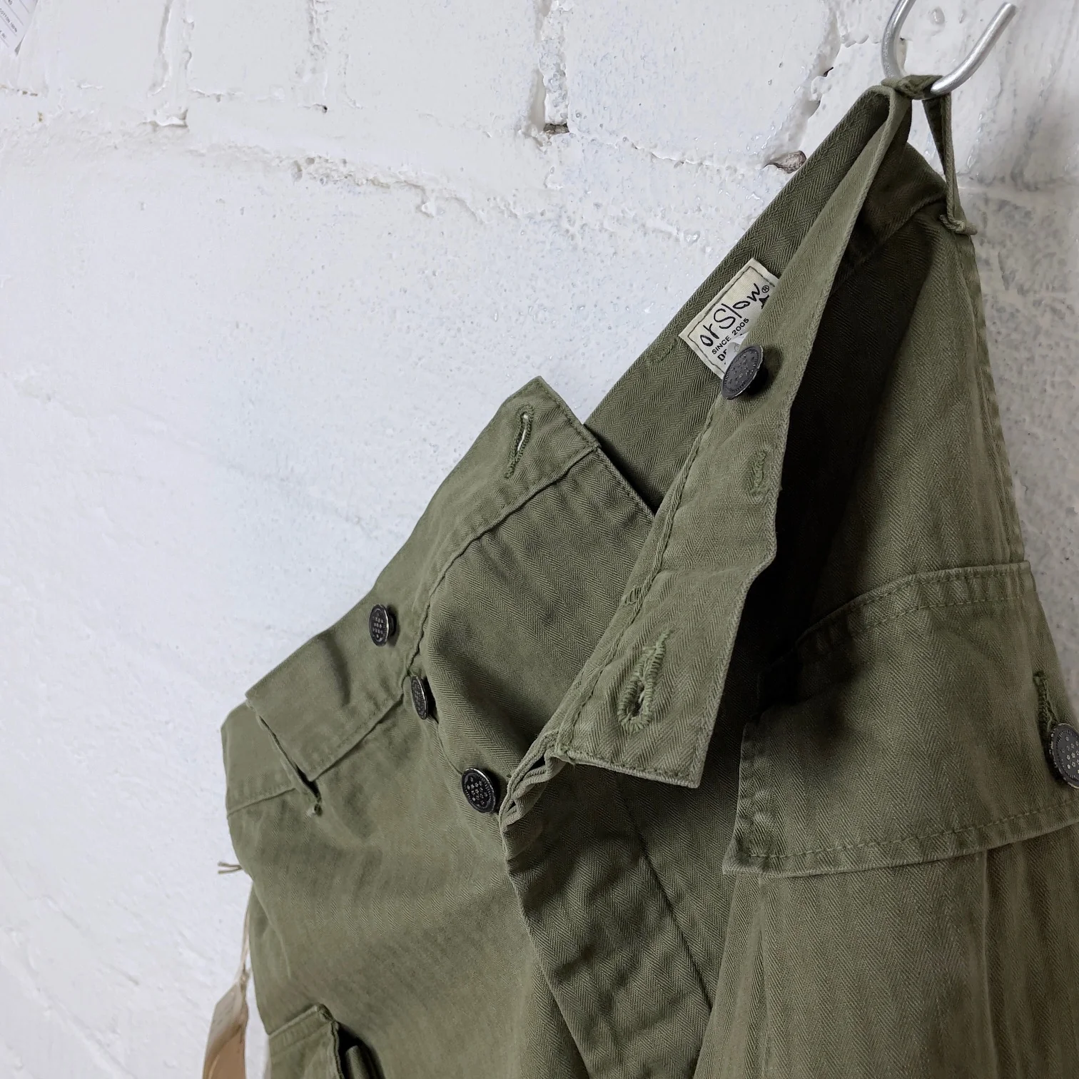 orslow | u.s army 2 pocket cargo shorts - Image 4