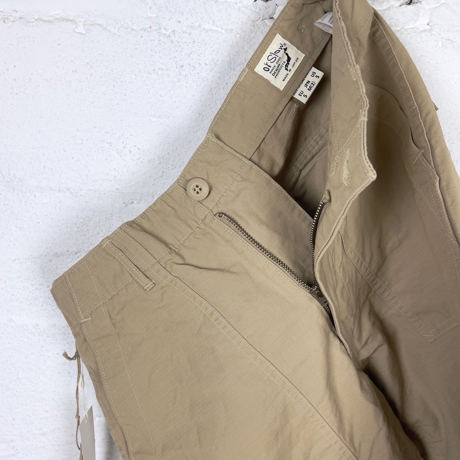 orslow | us army fatigue shorts ripstop beige - Image 4