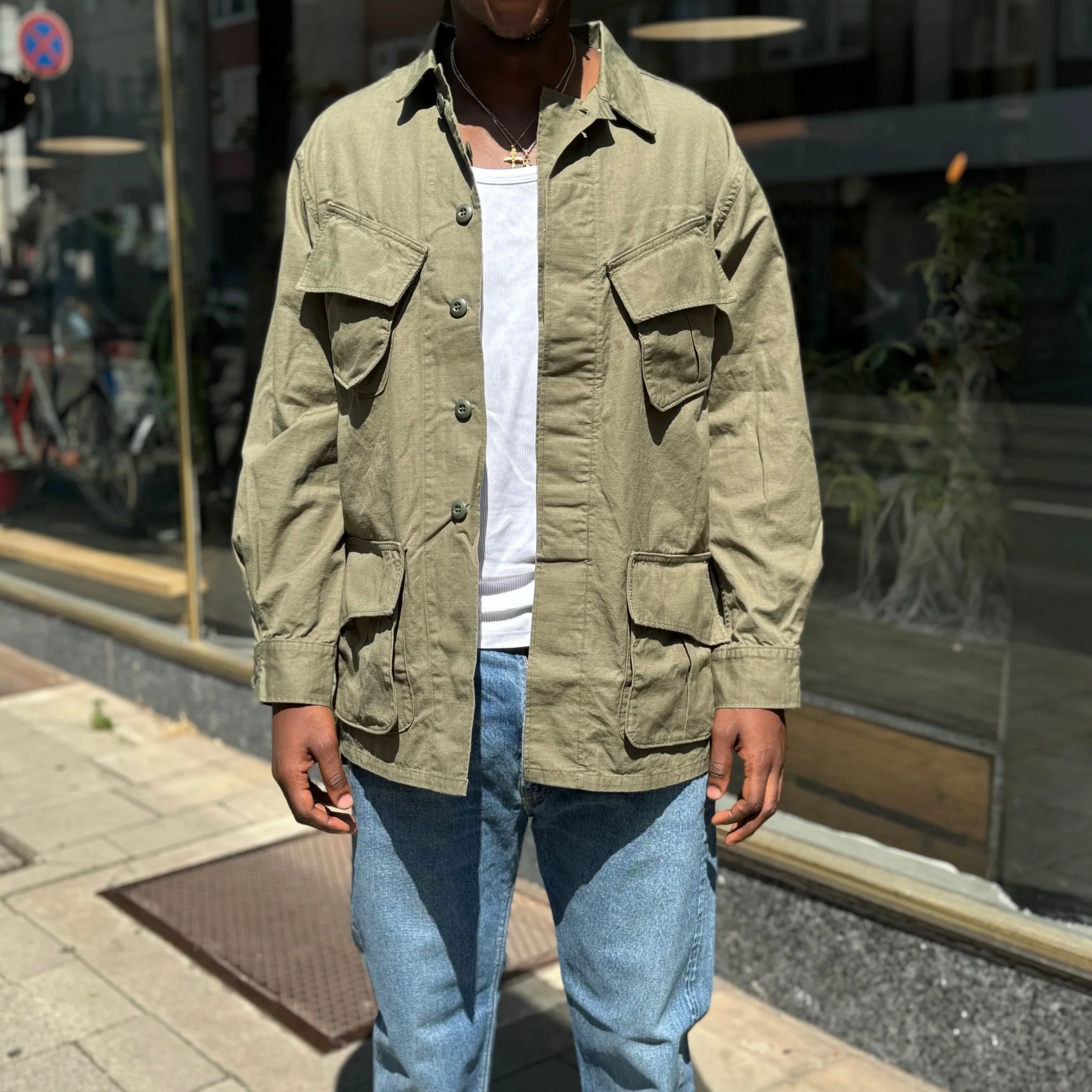 orslow | us army tropical jacket ripstop (army green) - Image 2