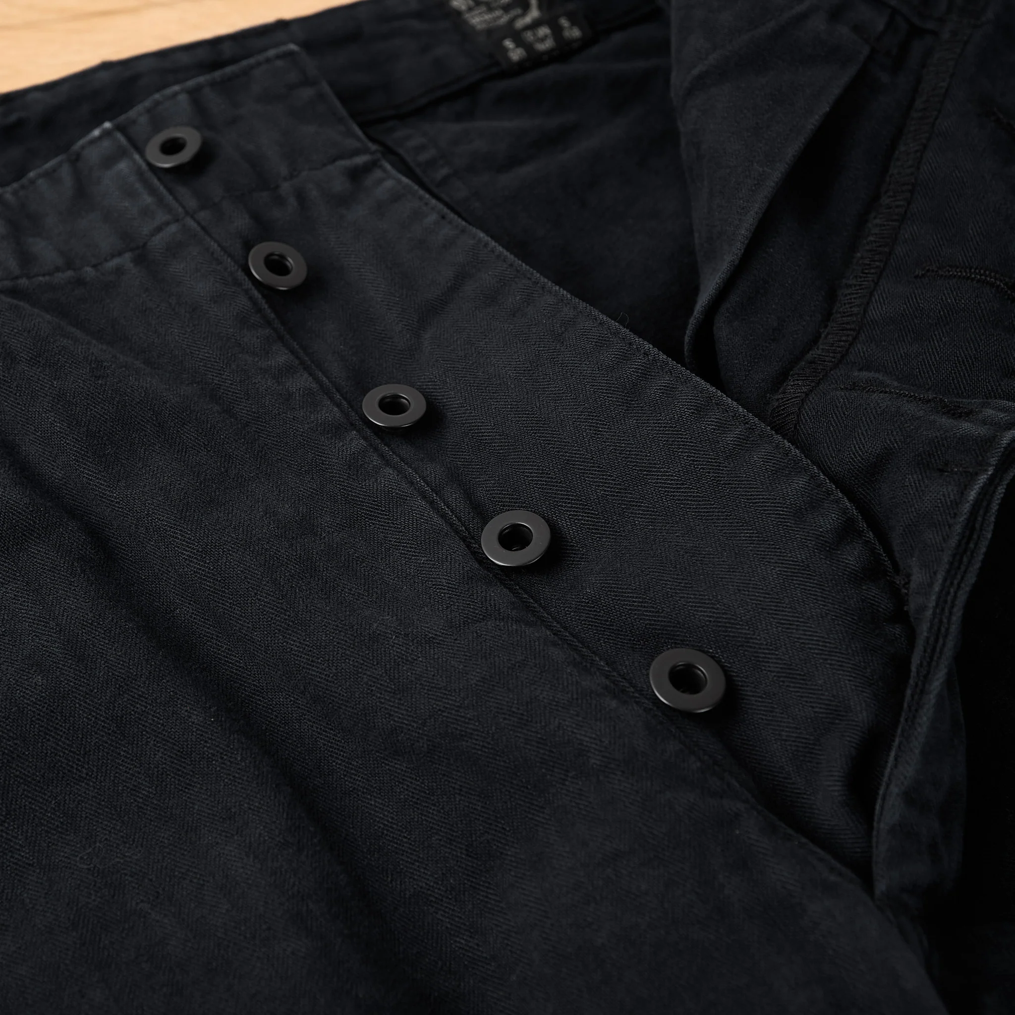 orslow | usmc herringbone wide fit utility trousers - Image 3