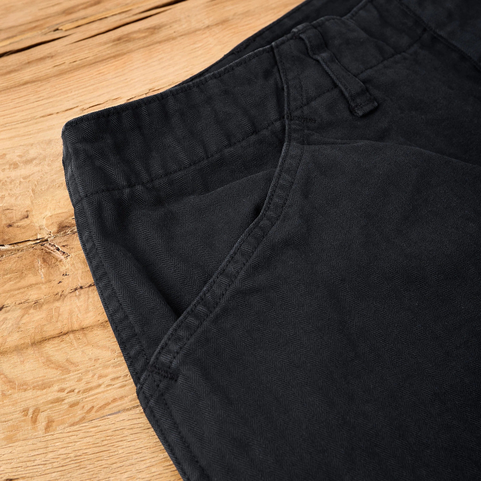 orslow | usmc herringbone wide fit utility trousers - Image 4