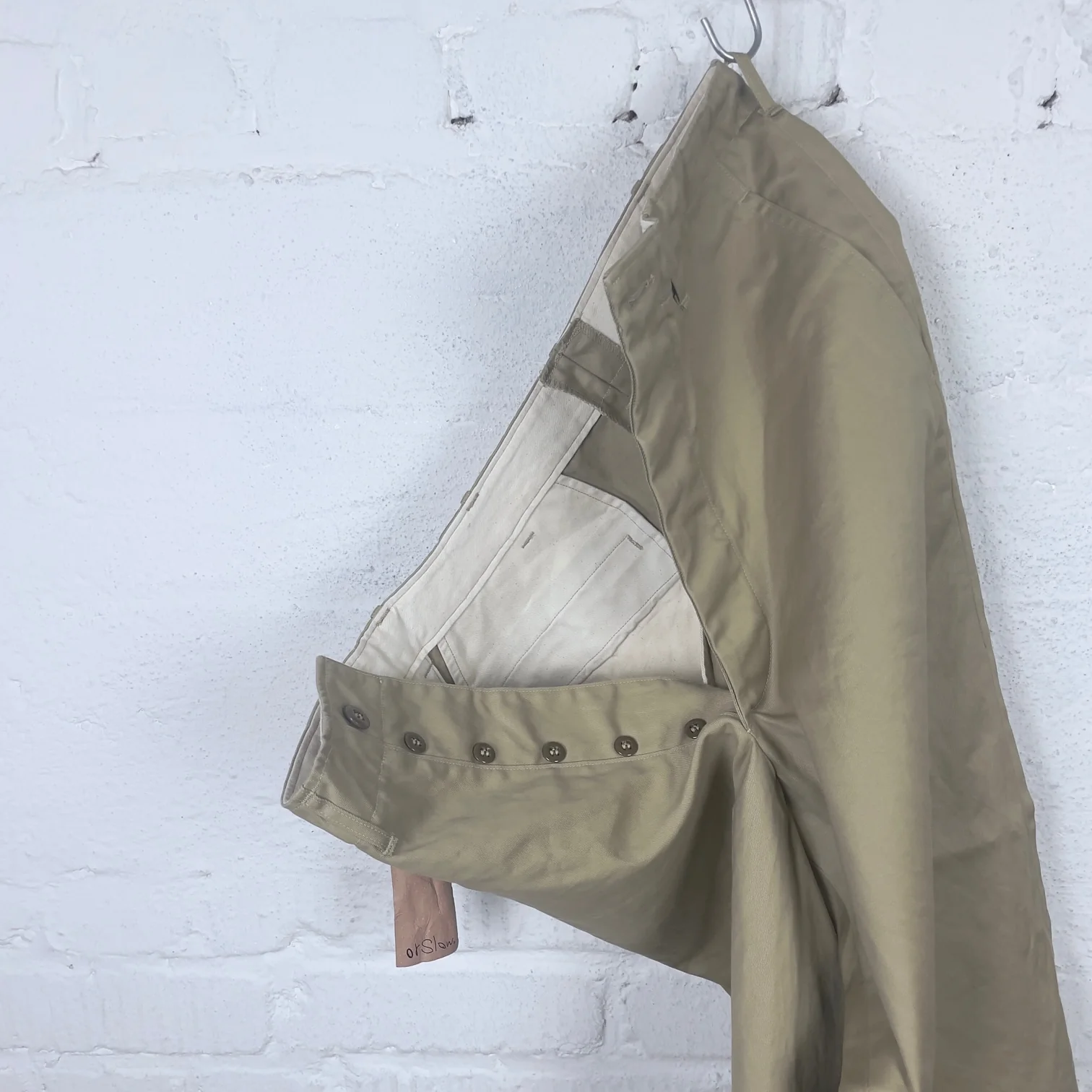 orslow | vintage fit army trousers khaki - Image 6