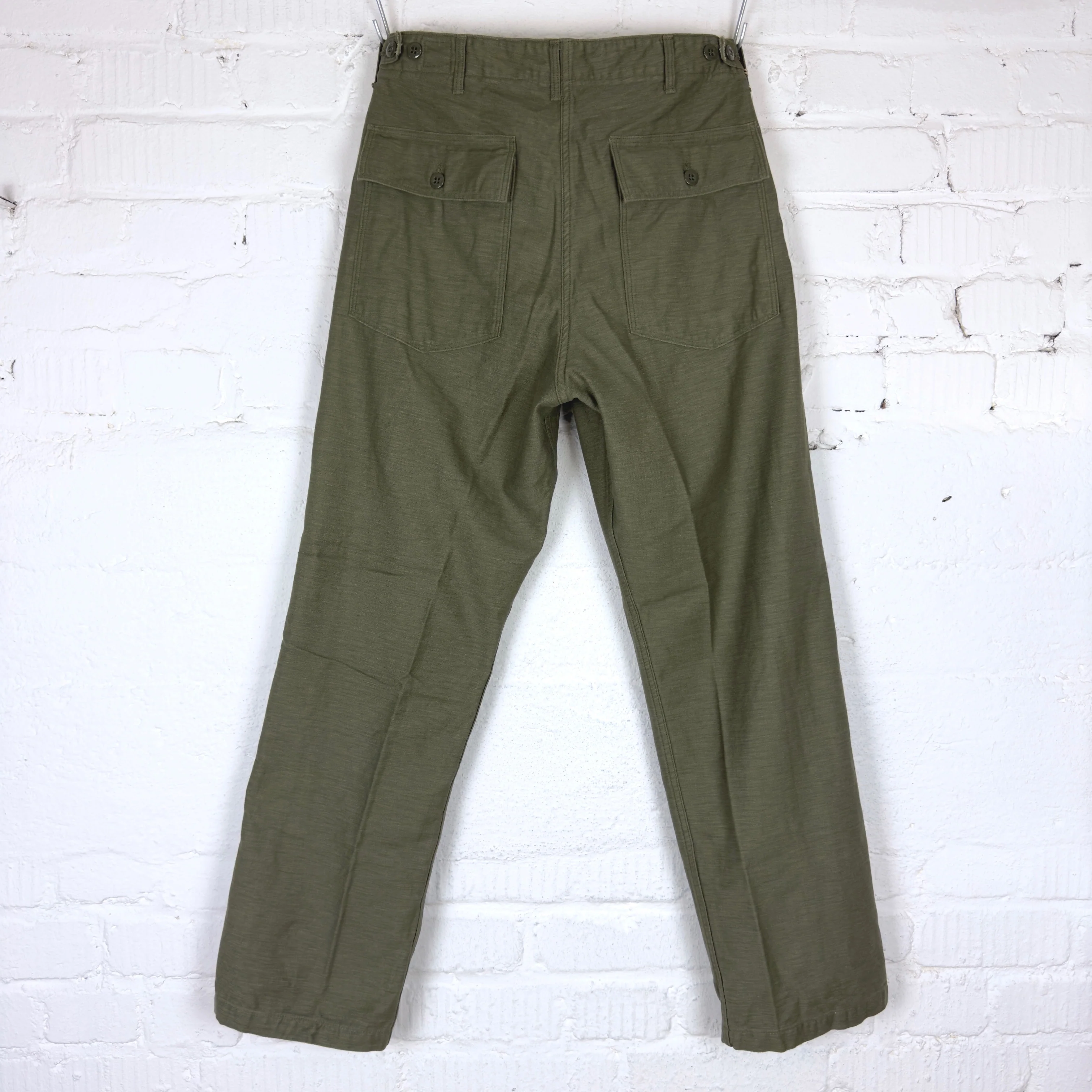 orslow | vintage fit fatigue pants dark olive - Image 8