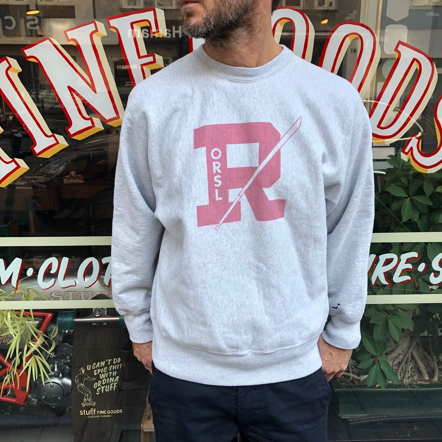 orslow | vintage logo crew sweat - Image 3