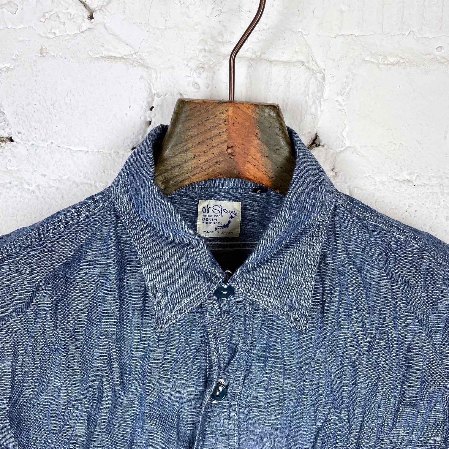 orslow | work shirt chambray (old fit) - Image 4