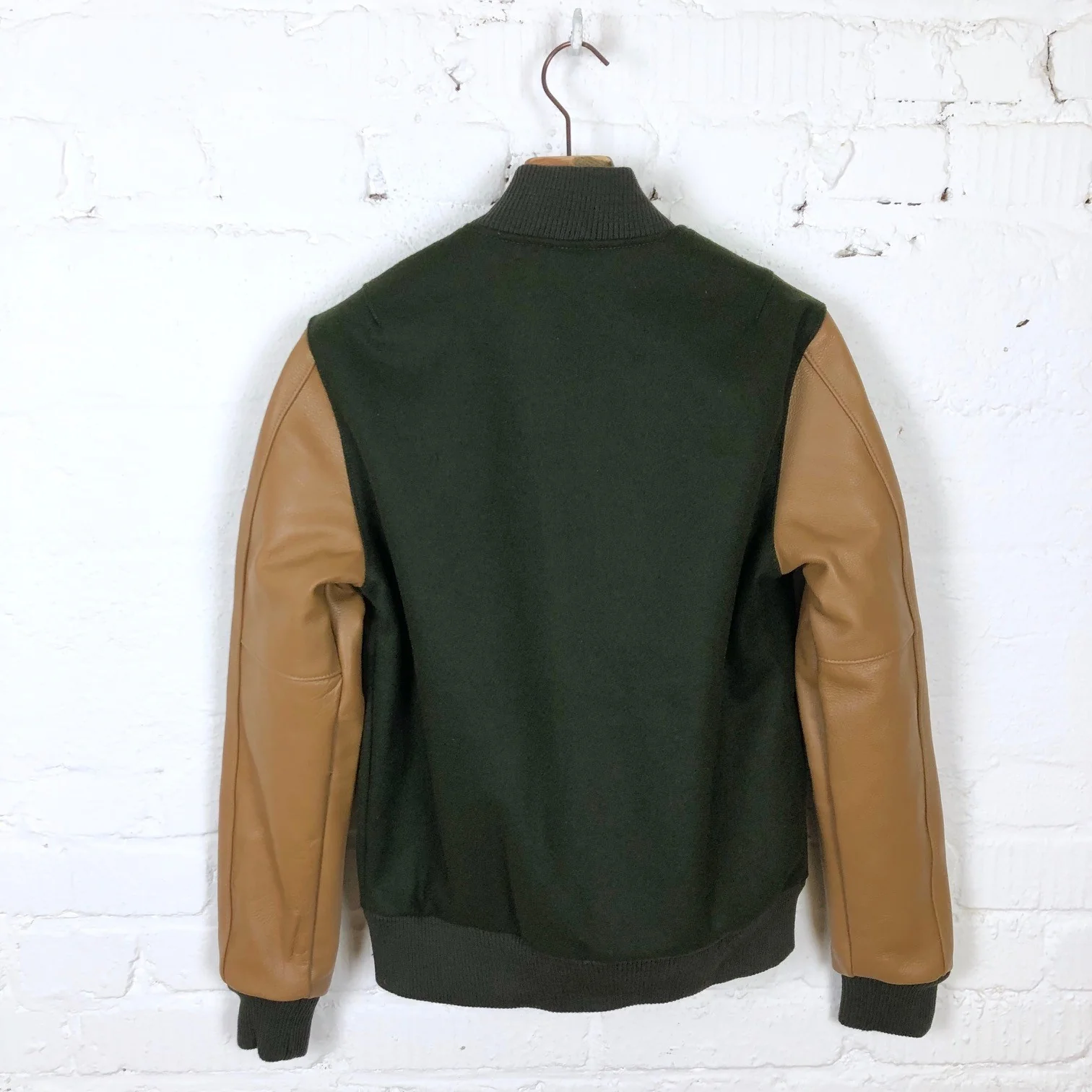 outclass x stuf|f | olive and tan bomber jacket - Image 4