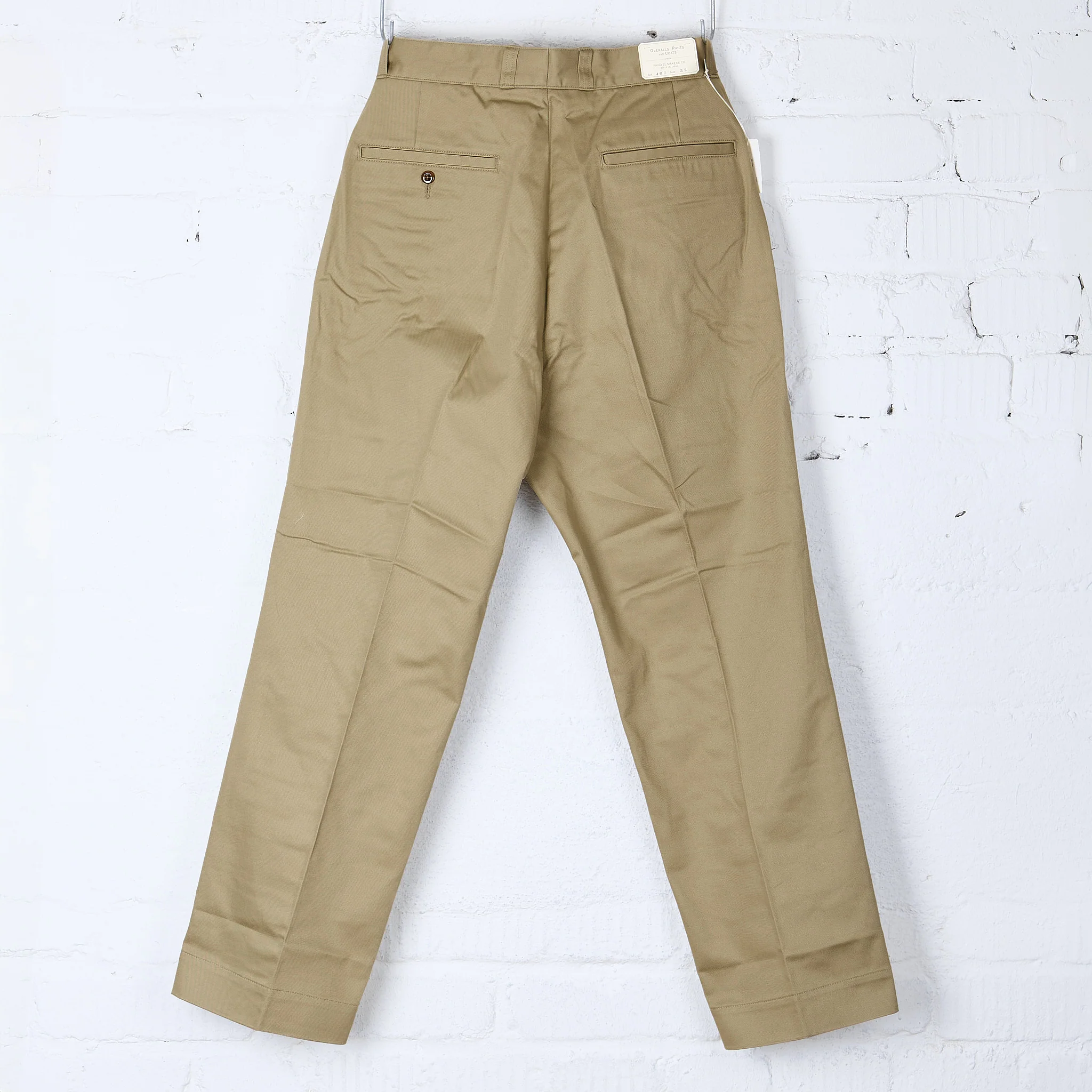 phigvel makers co. | 401 wide officer trousers khaki beige - Image 3