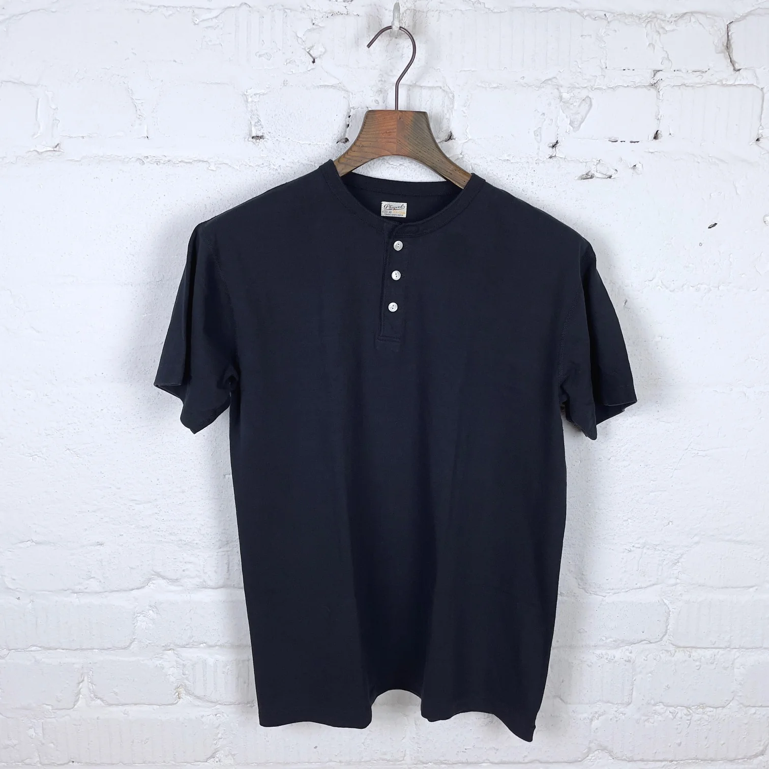 phigvel makers co. | henley neck tee ink navy