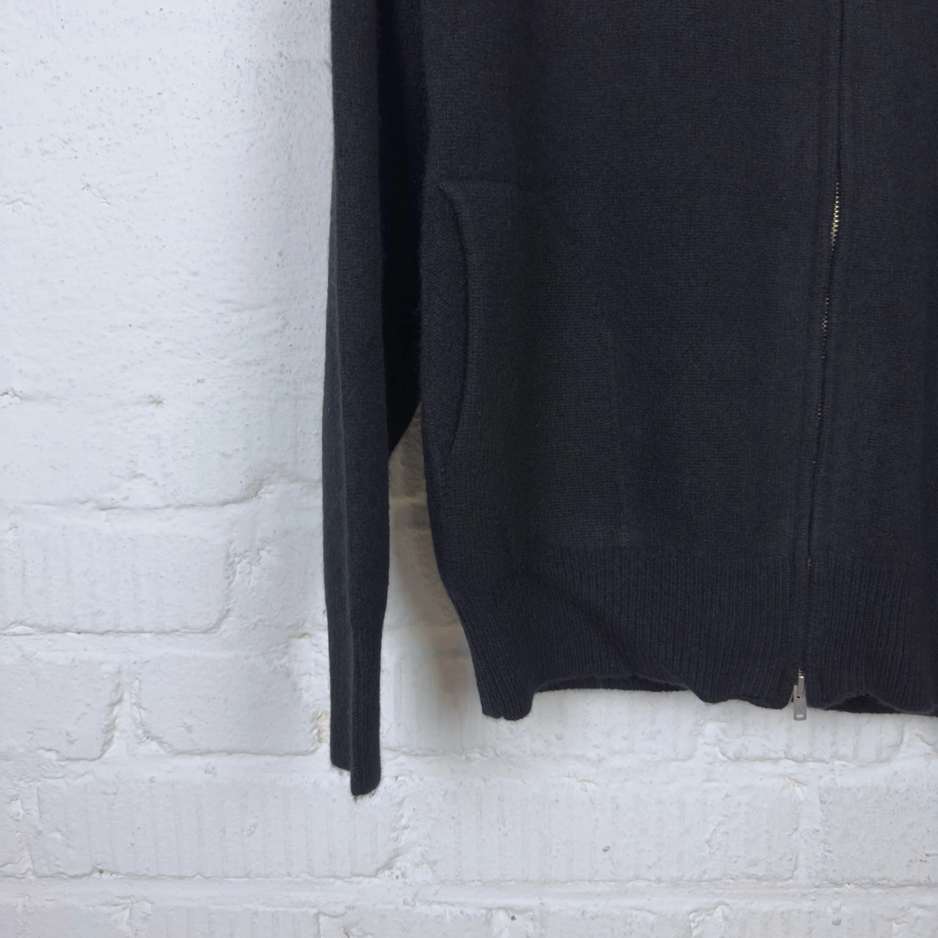 phigvel makers co. x lady white co. | cashmere bottleneck cardigan - black - Image 4