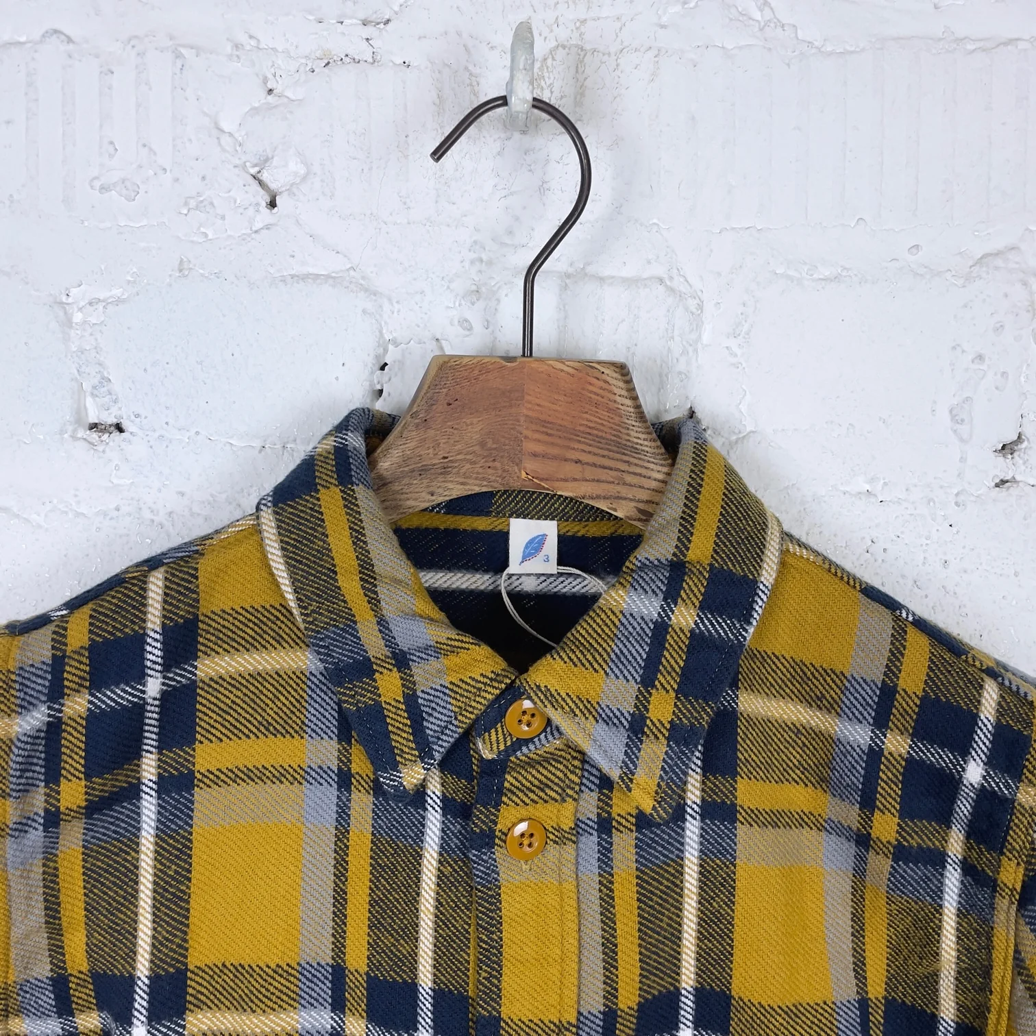 pure blue japan | 2222-ca camel raised surface double pocket shirt - Image 2