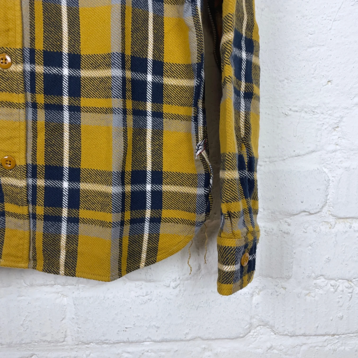 pure blue japan | 2222-ca camel raised surface double pocket shirt - Image 3