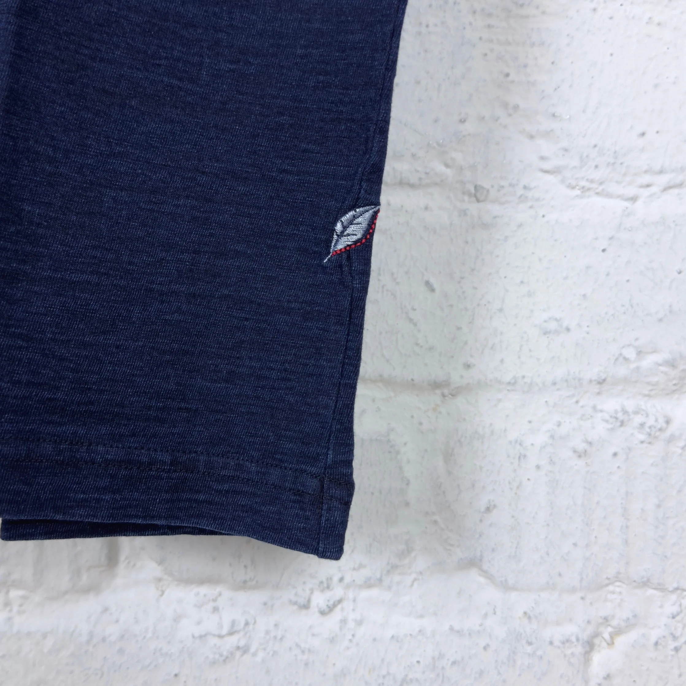 pure blue japan | 5406-3 indigo summer embroidered t-shirt watermelon - Image 3