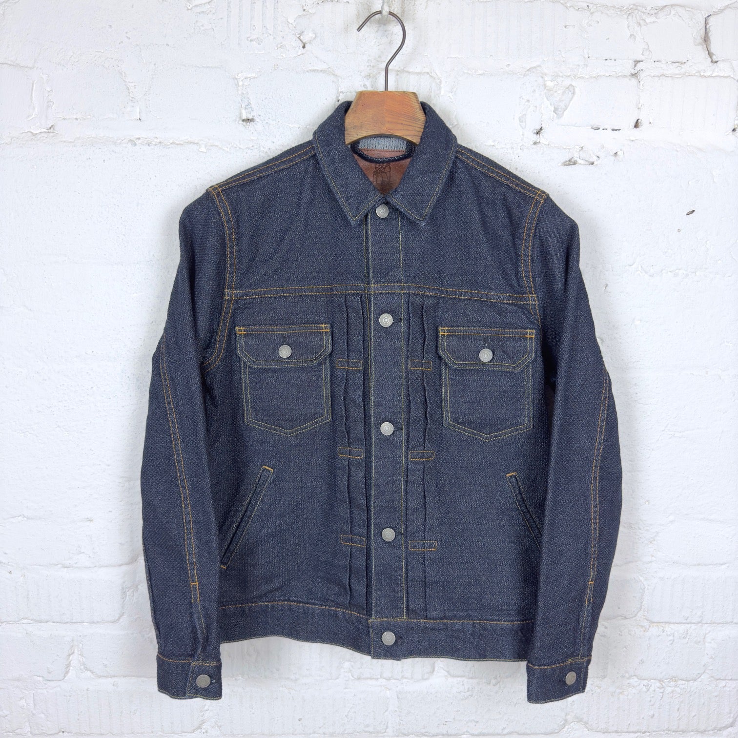 pure blue japan | 6117-id sashiko type-2 jacket in indigo