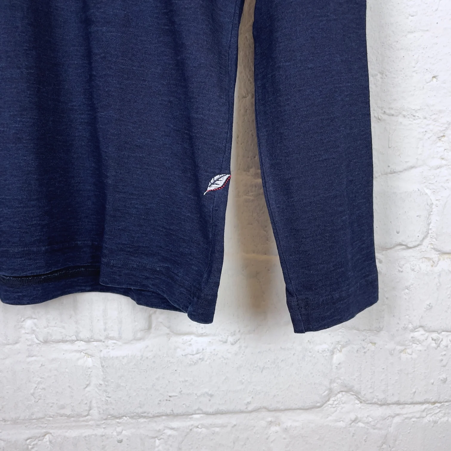pure blue japan | ls-5011-d deep indigo dyed long sleeve t-shirt - Image 3
