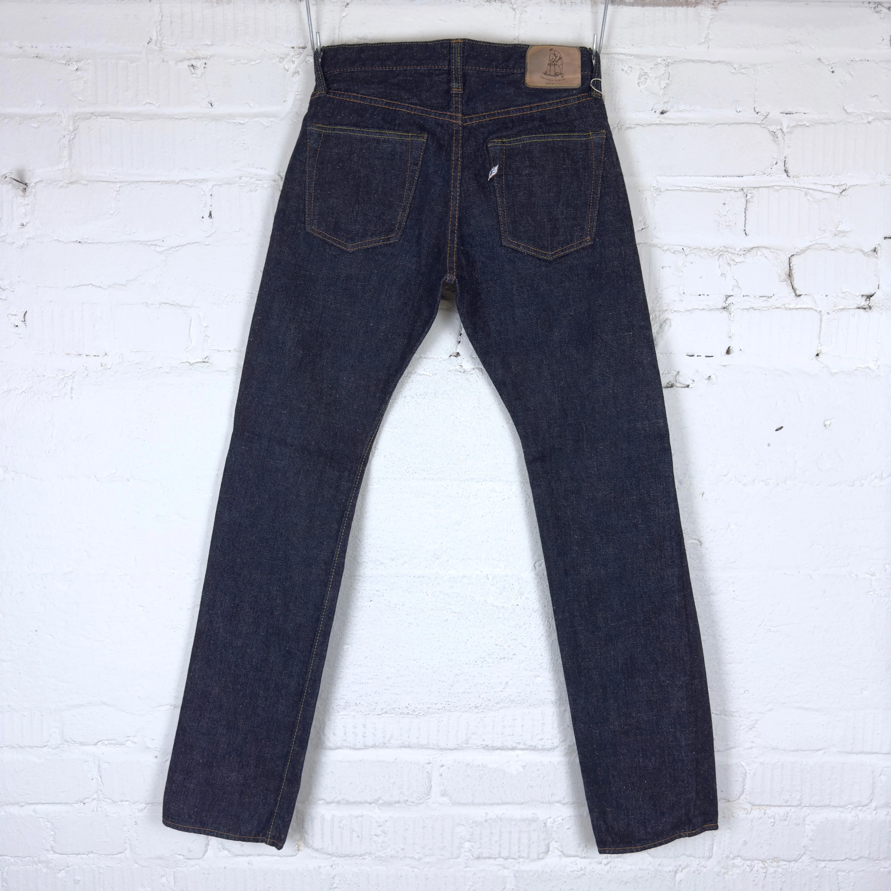 pure blue japan | slb-005 "slub denim" slim straight jean - Image 6