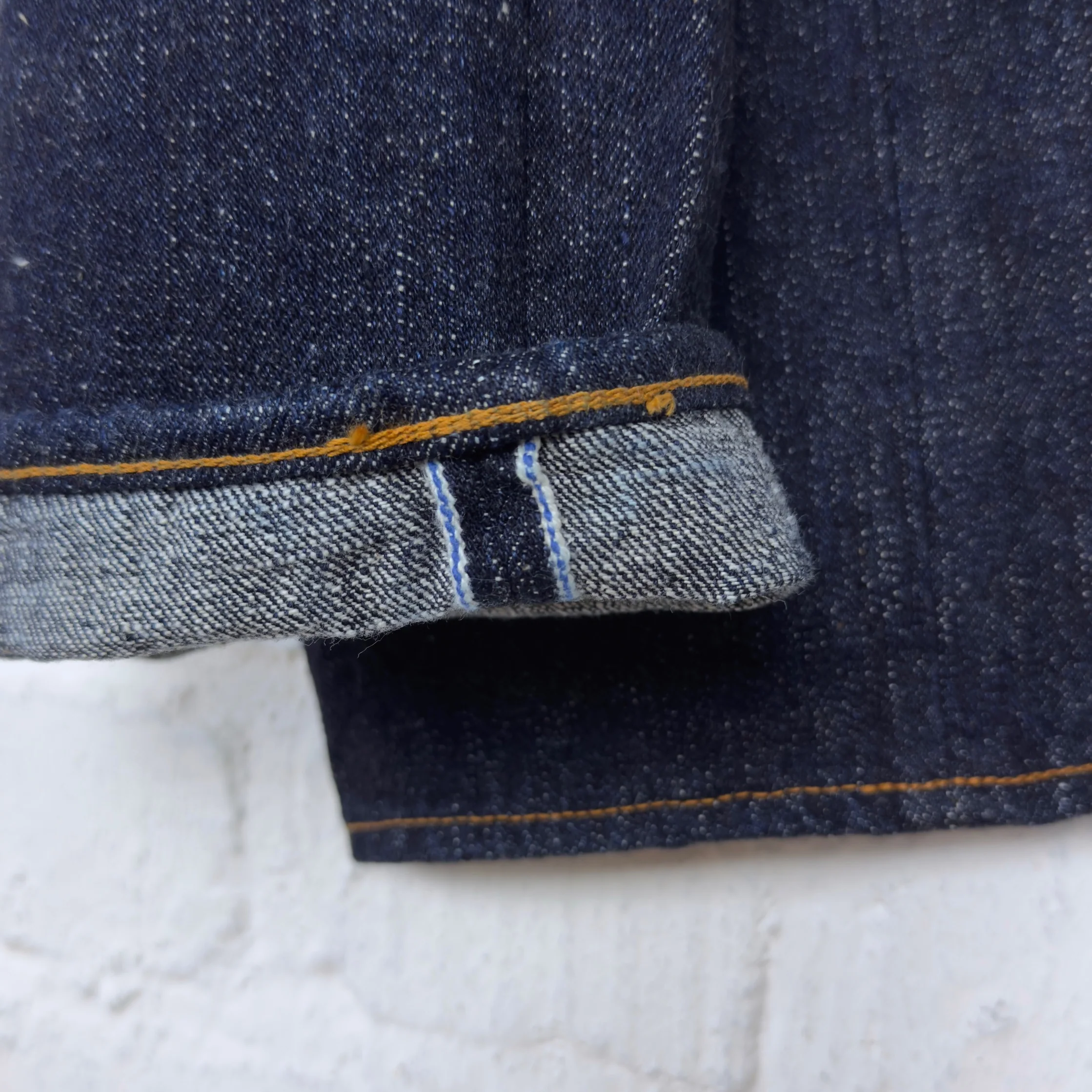 pure blue japan | slb-005 "slub denim" slim straight jean - Image 7