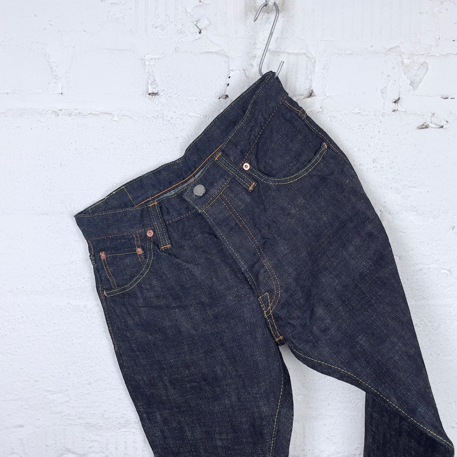 pure blue japan | wsb-019 16oz double slub selvedge jeans - relaxed tapered - Image 2