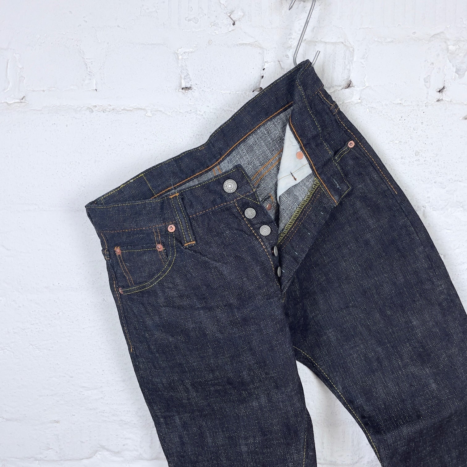 pure blue japan | wsb-019 16oz double slub selvedge jeans - relaxed tapered - Image 3