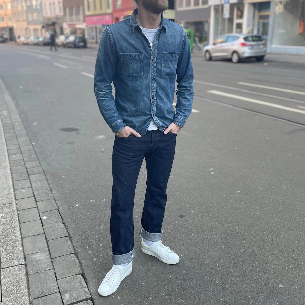 pure blue japan | xx-005 slim straight jean 14oz - Image 5