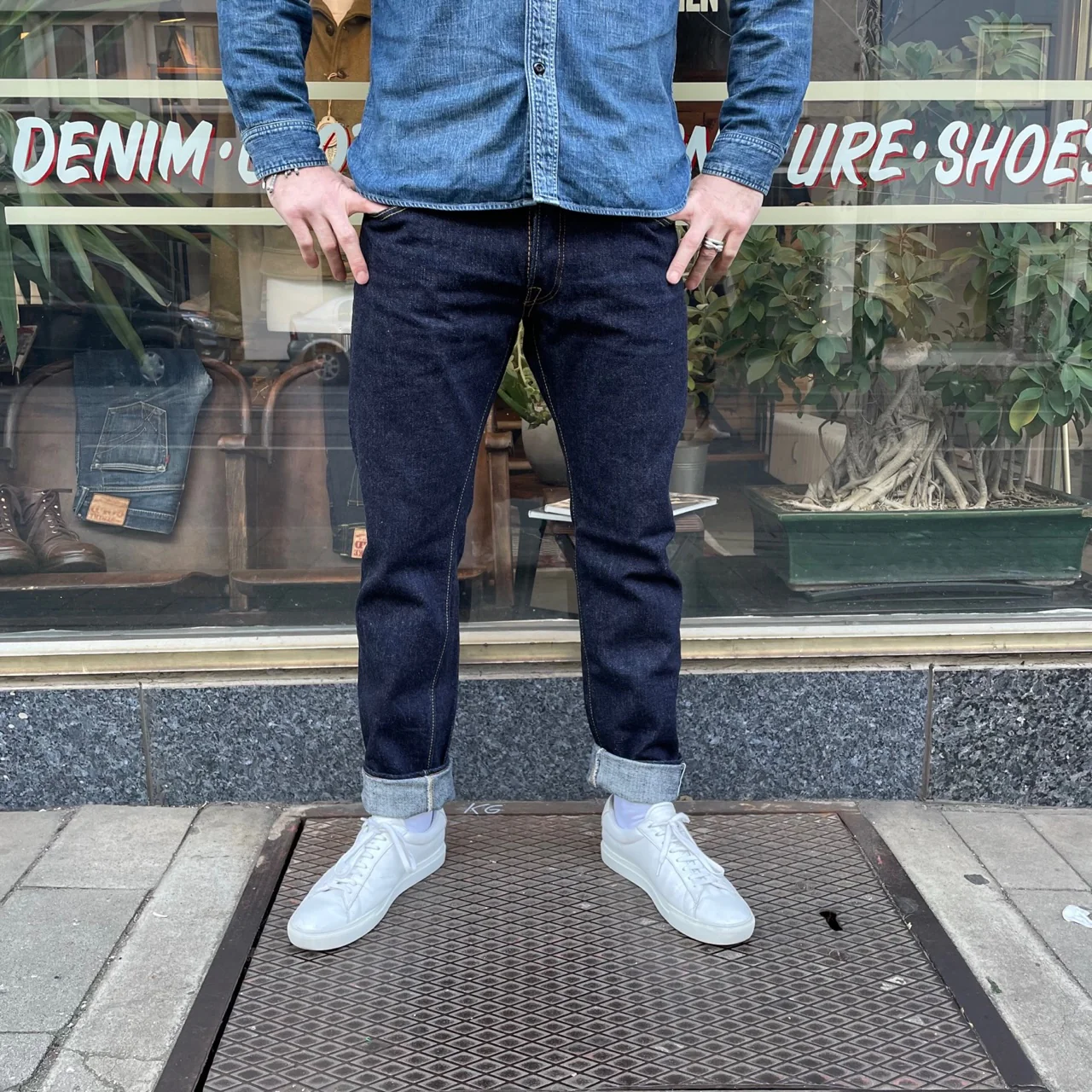 pure blue japan | xx-013 slim tapered jean 14oz - Image 9