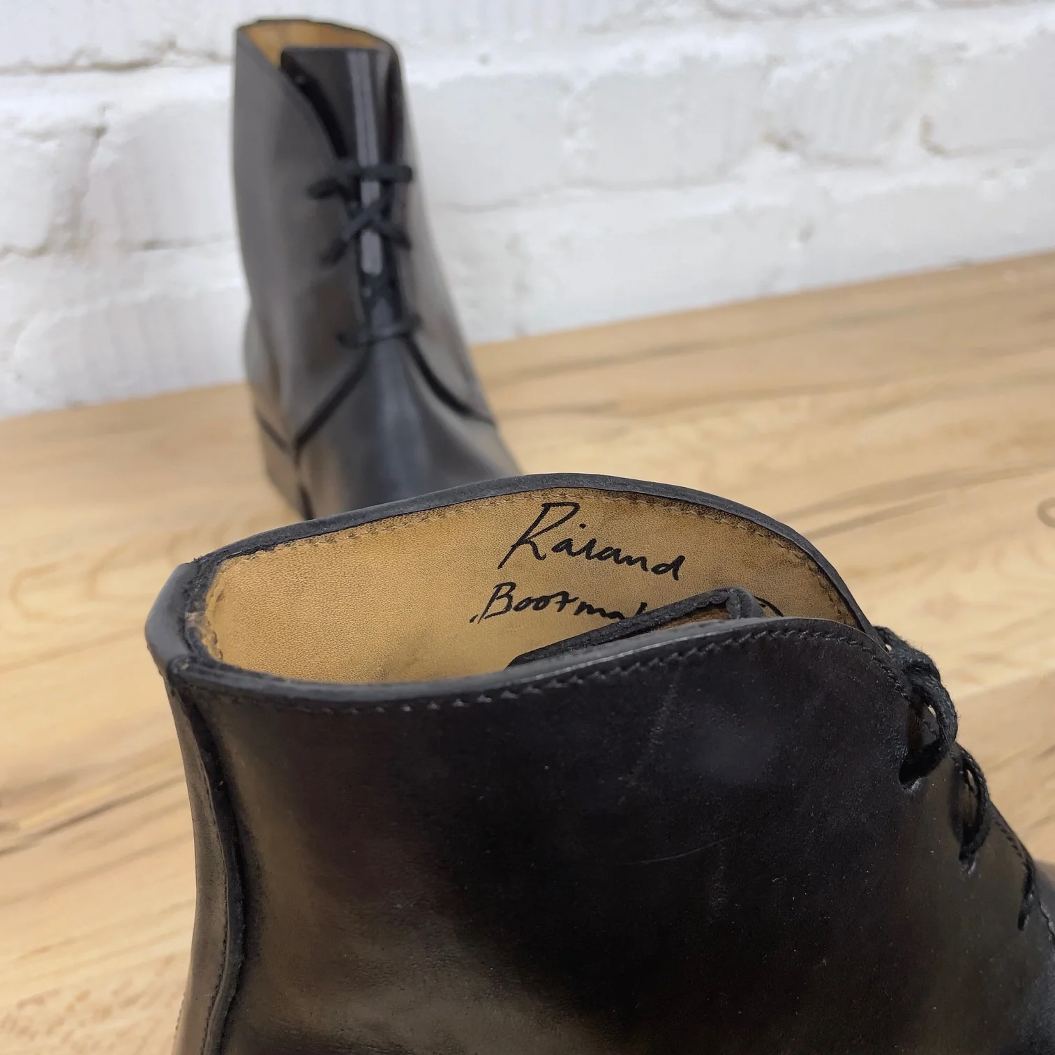 råland bootmaker | george boots horsehide black handmade In sweden - Image 4