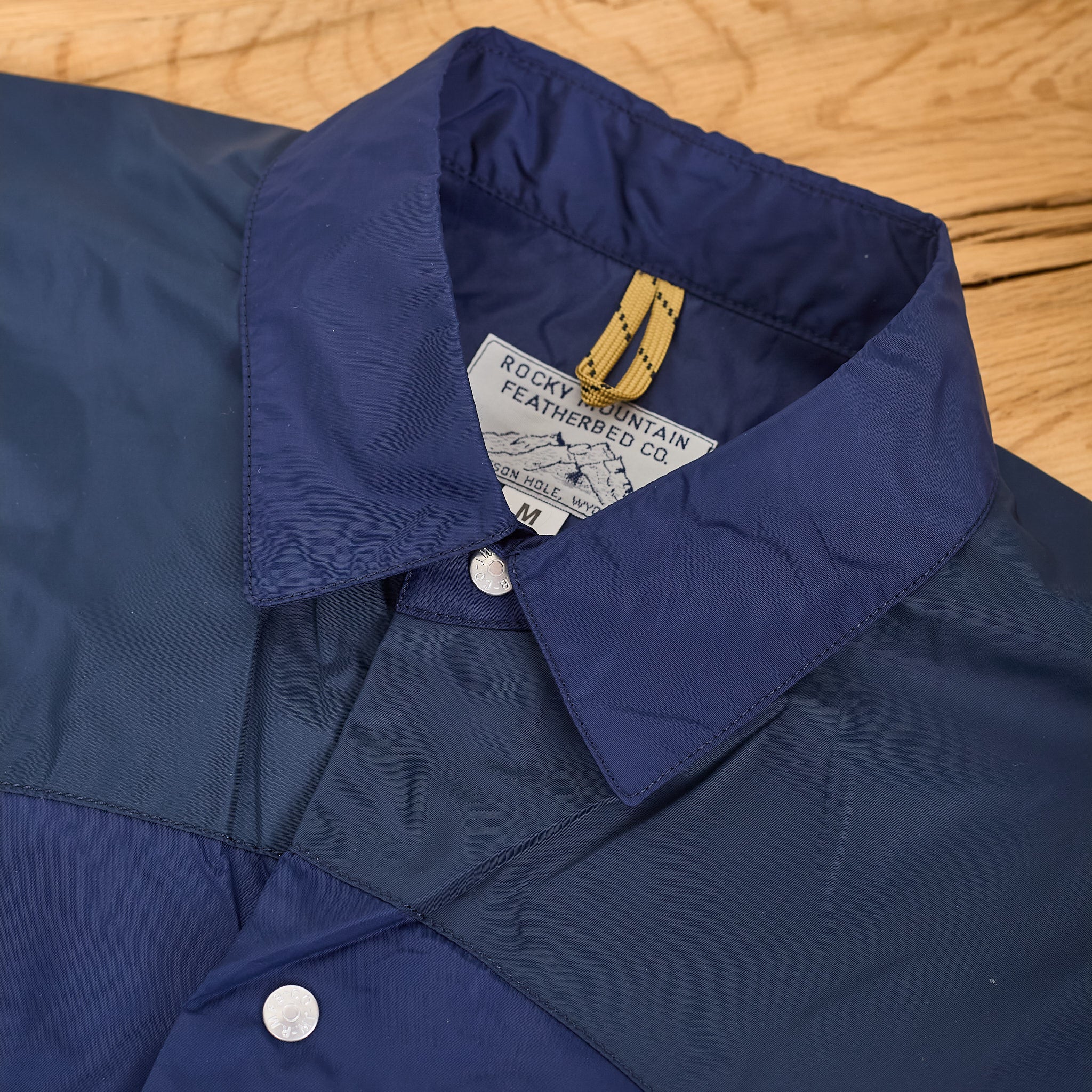 rocky mountain featherbed | wind shirt 2025ss - navy - Image 4