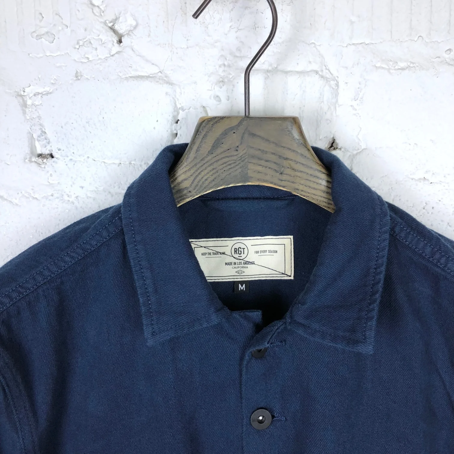 rogue territory | garment dyed infantry shirt faded navy - Image 5