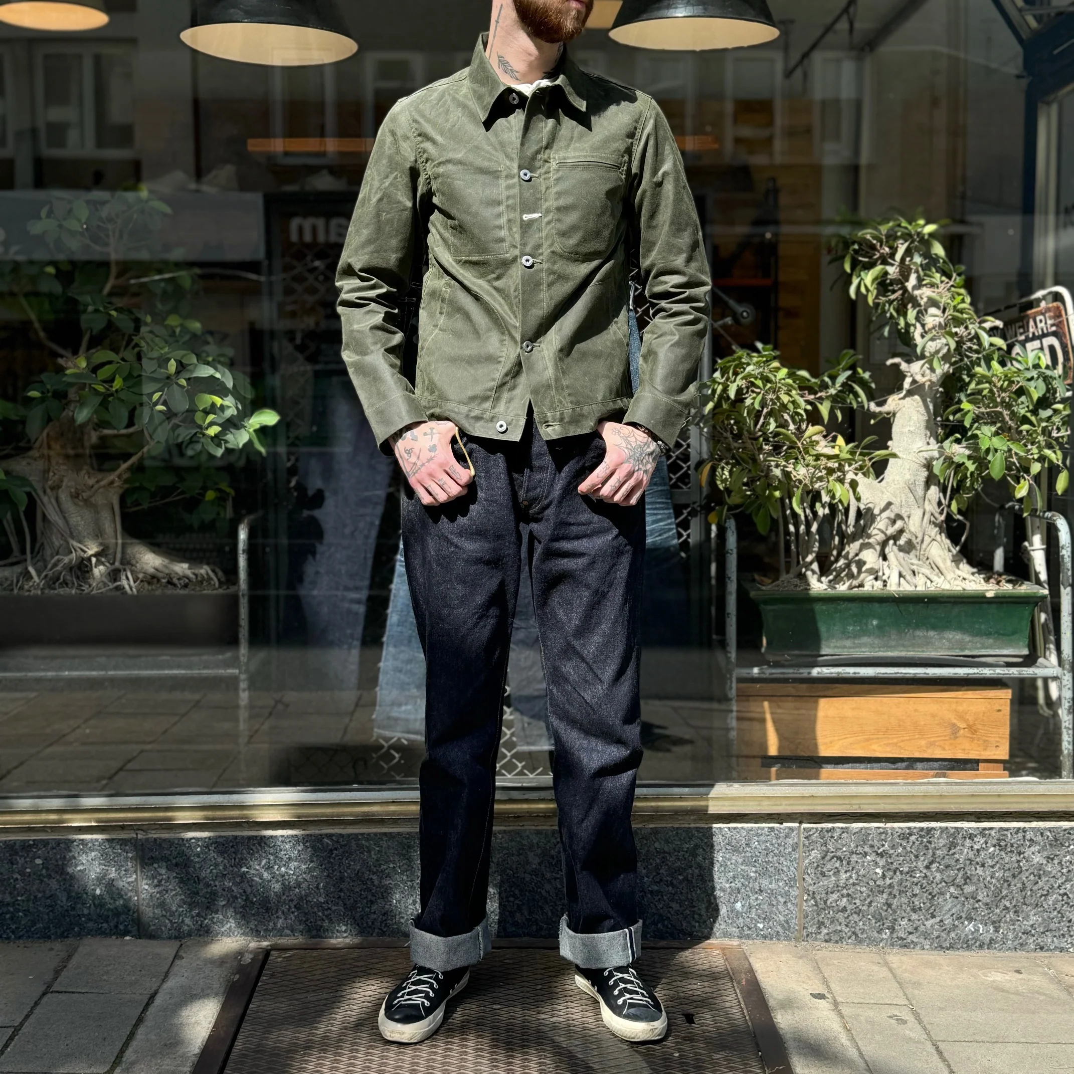 rogue territory | waxed canvas supply jacket - olive ridgeline - Image 2
