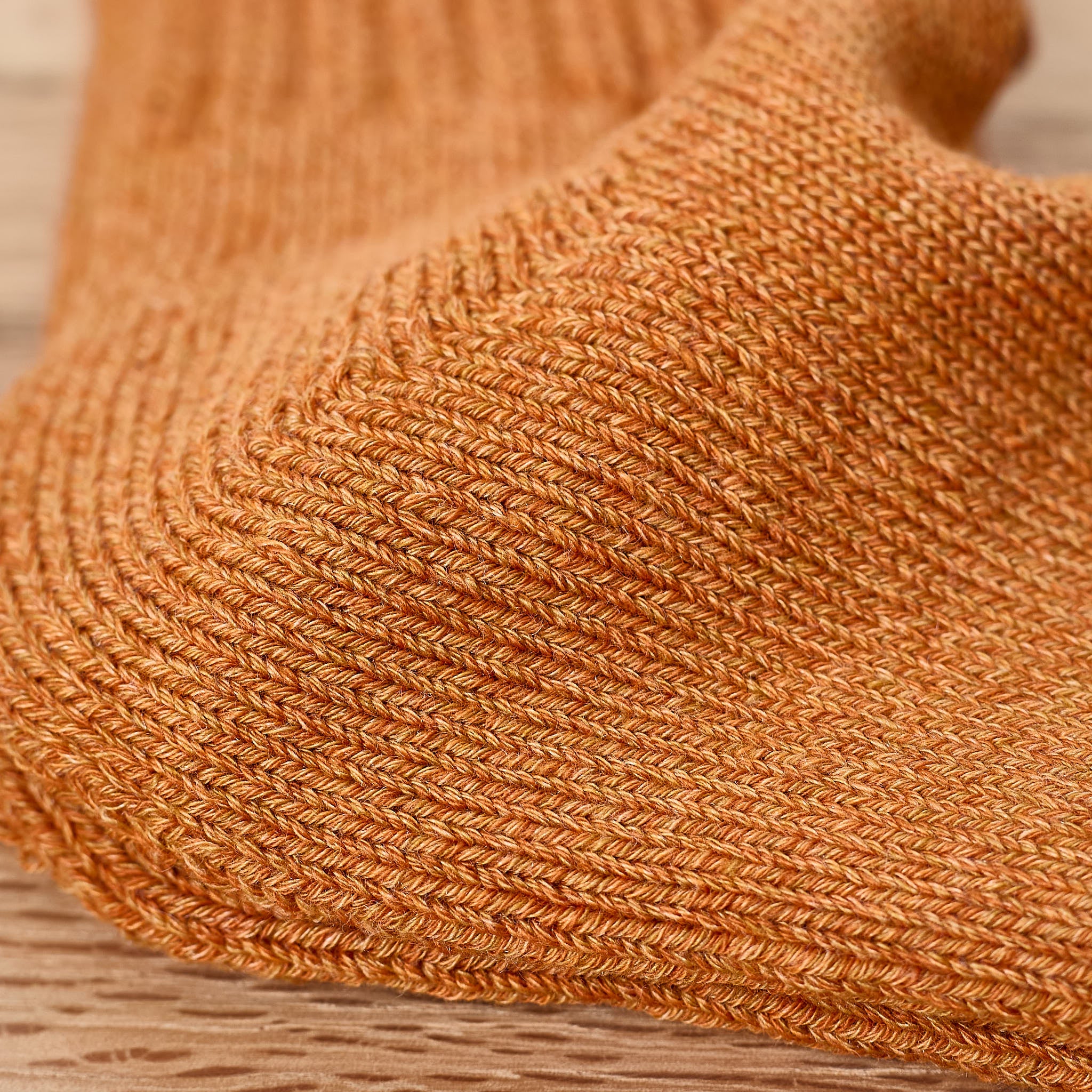 rototo | r1334 loose pile crew socks - mix orange - Image 3