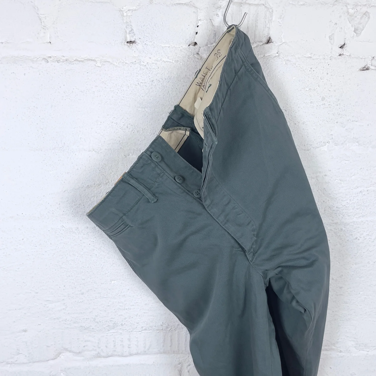 rrl | cotton field chino gas station green - Image 4