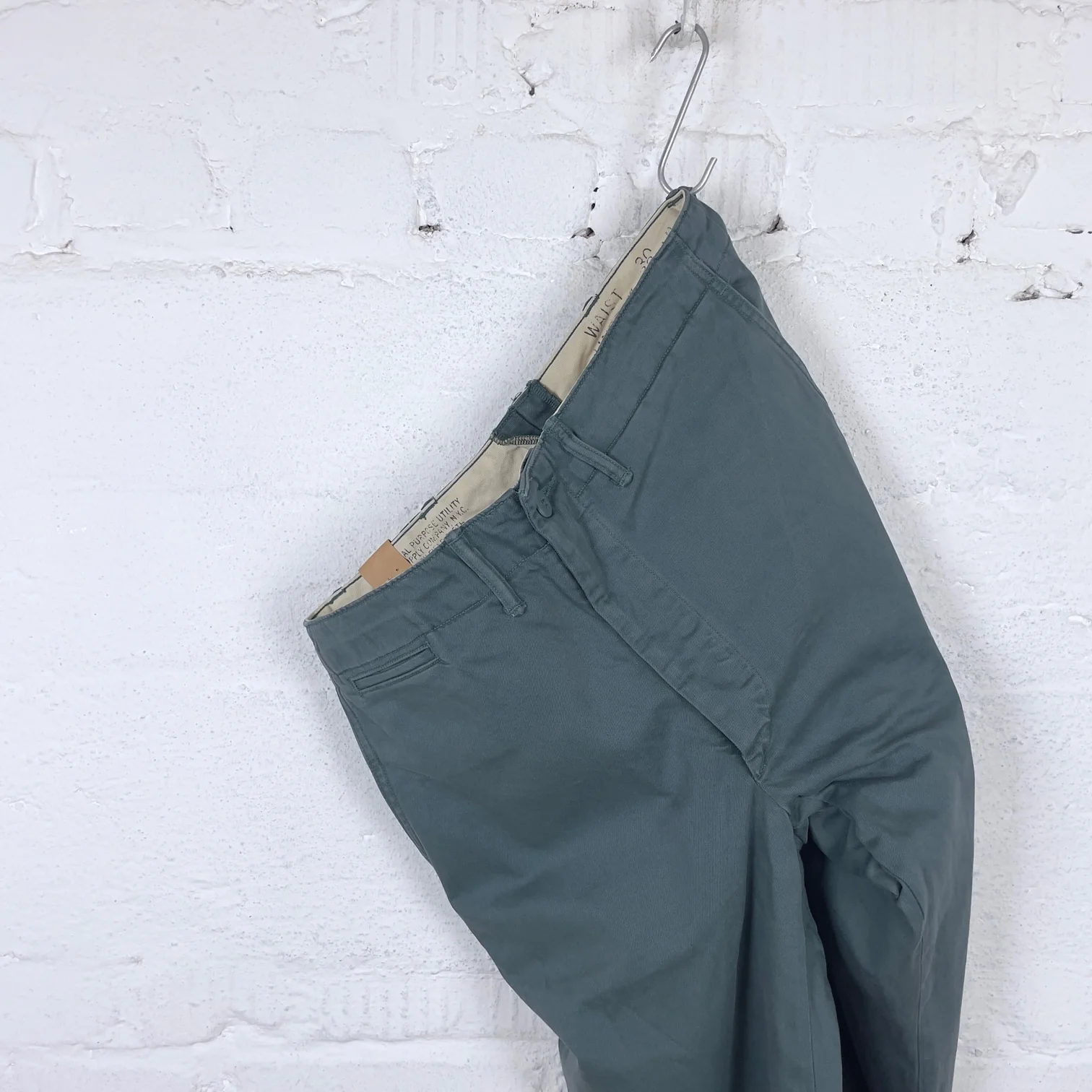 rrl | cotton field chino gas station green - Image 5