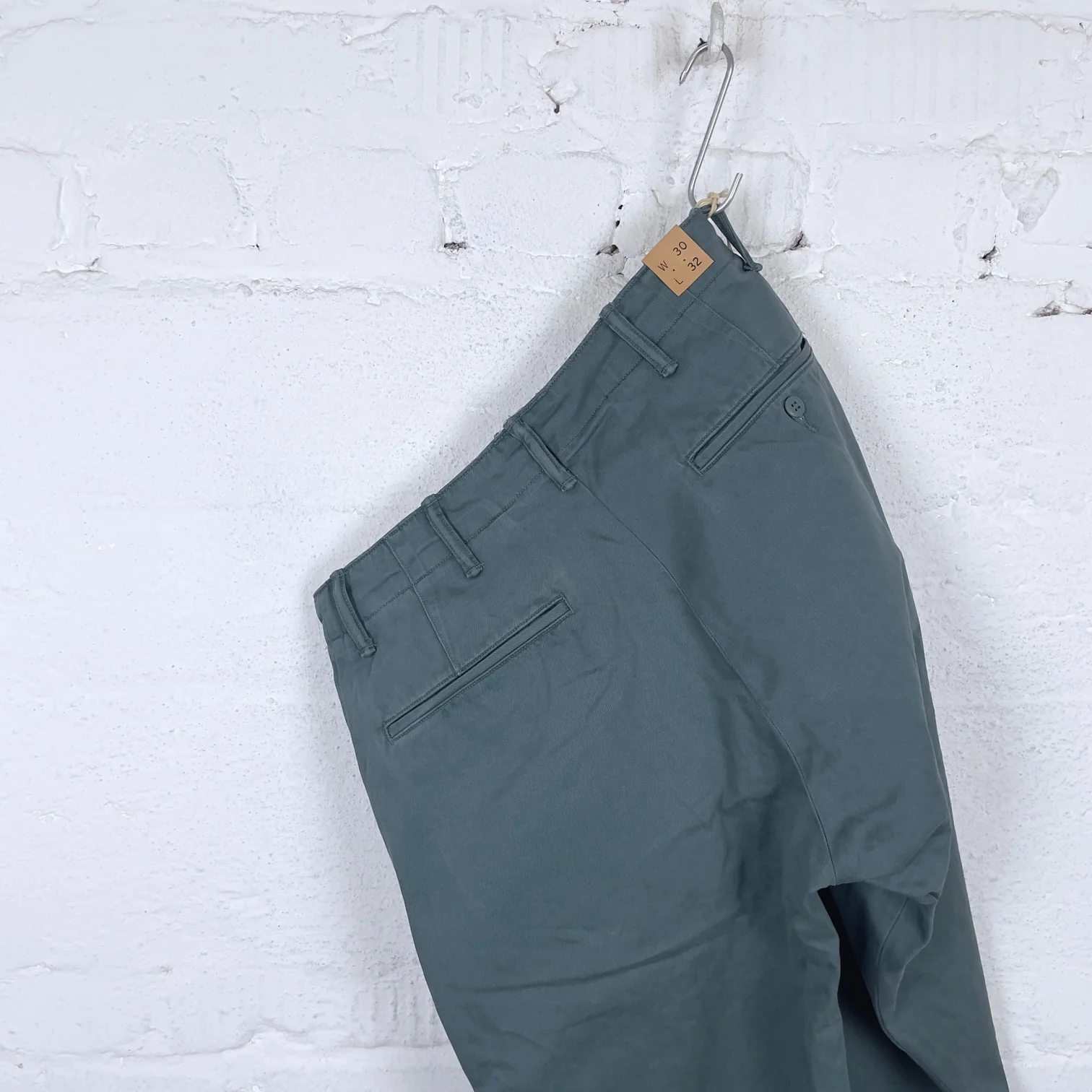rrl | cotton field chino gas station green - Image 6