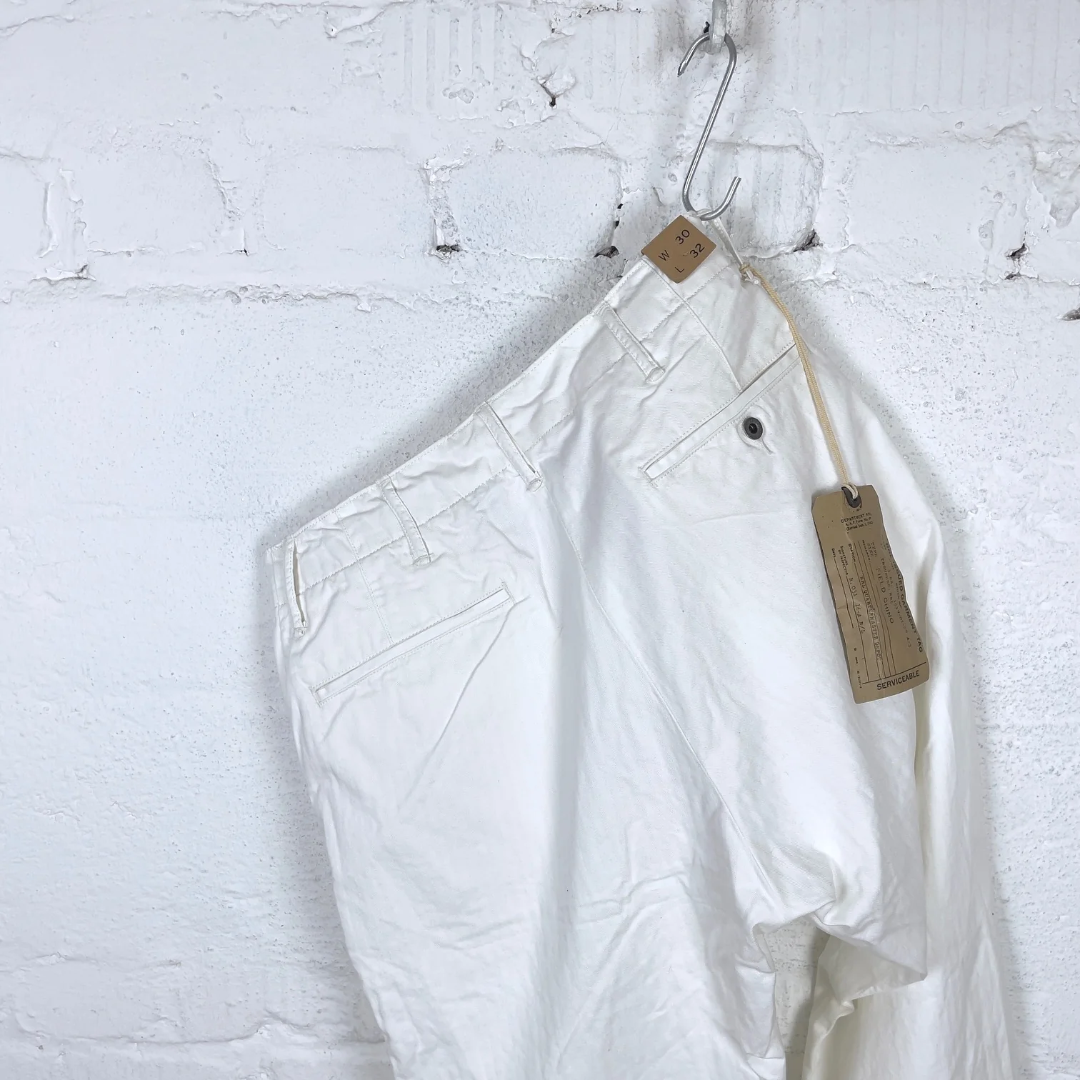 rrl | herringbone twill field chino white - Image 5
