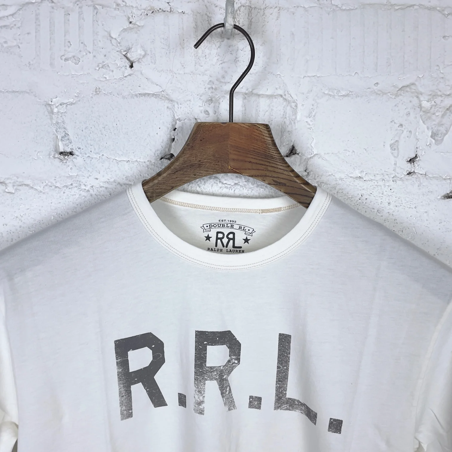 rrl | logo jersey t-shirt white - Image 2
