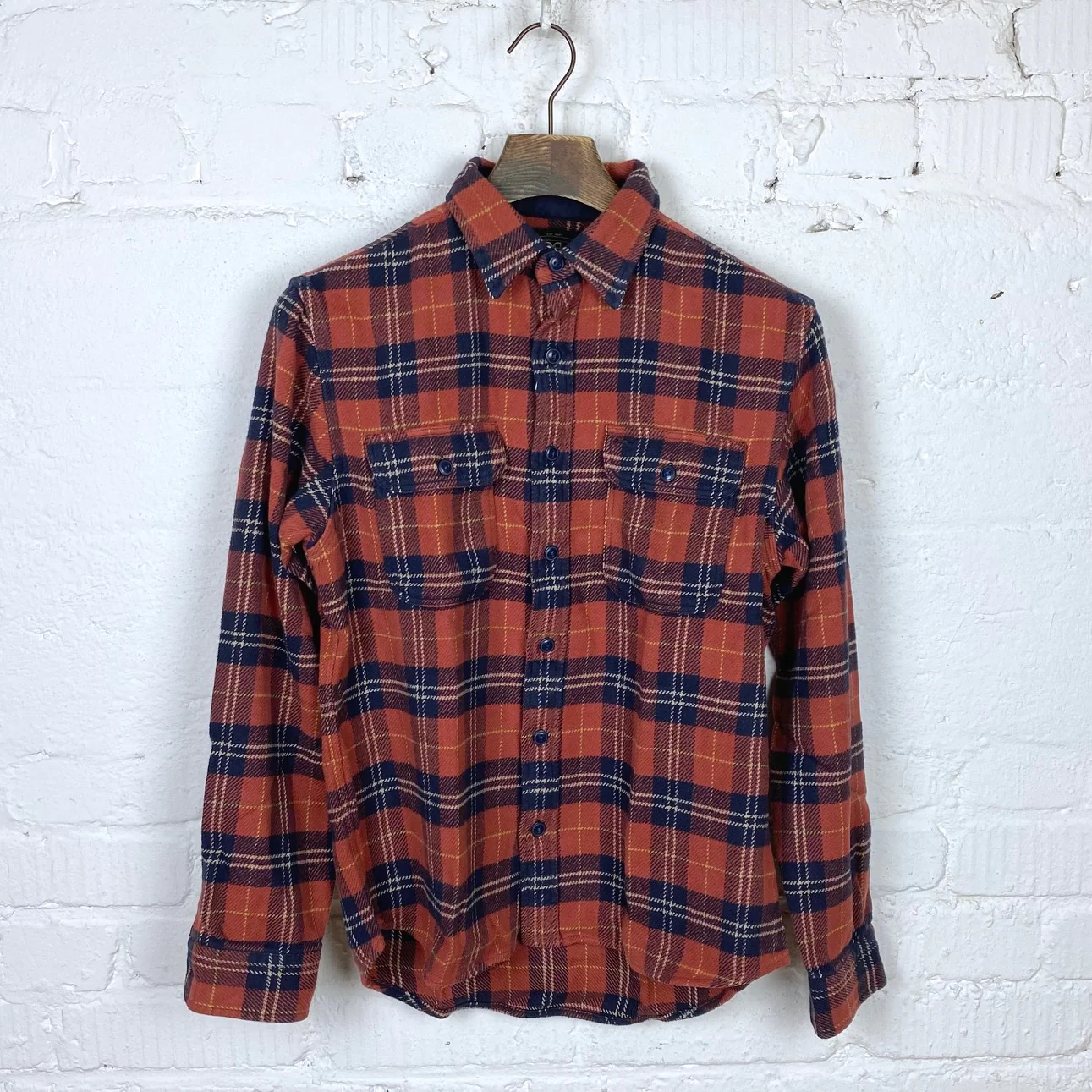 rrl | matlock work shirt red-blue