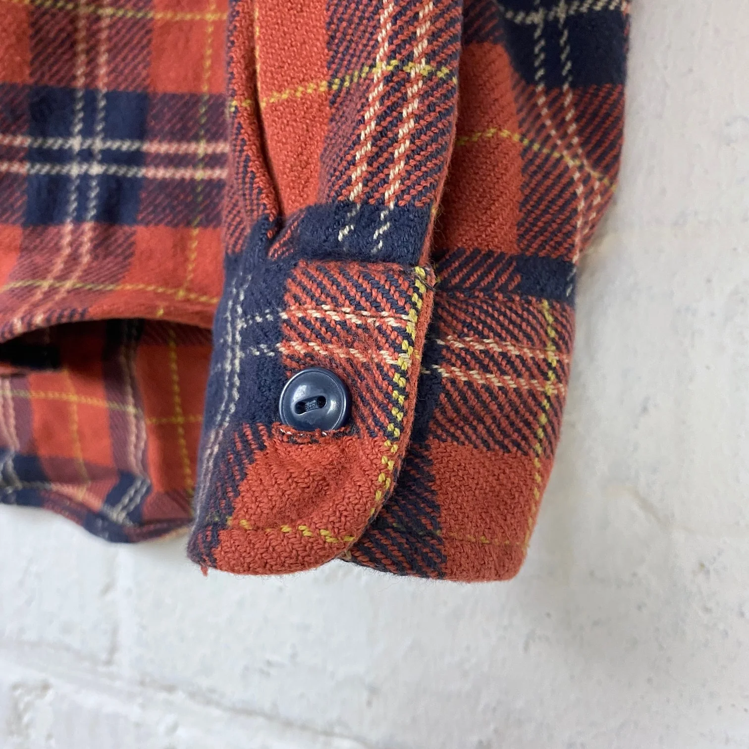rrl | matlock work shirt red-blue - Image 5