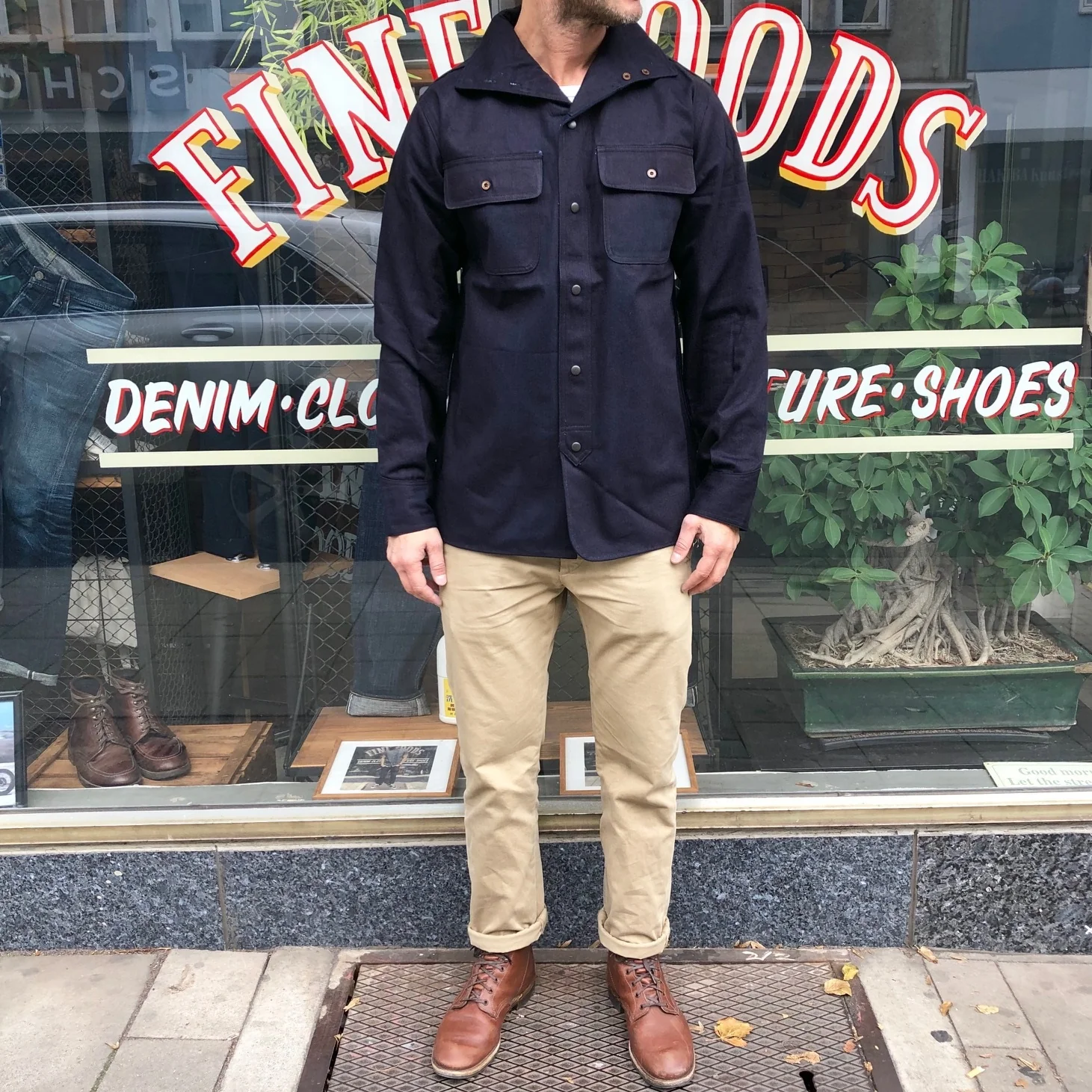 rrl | officer's chino new military khaki - Image 3