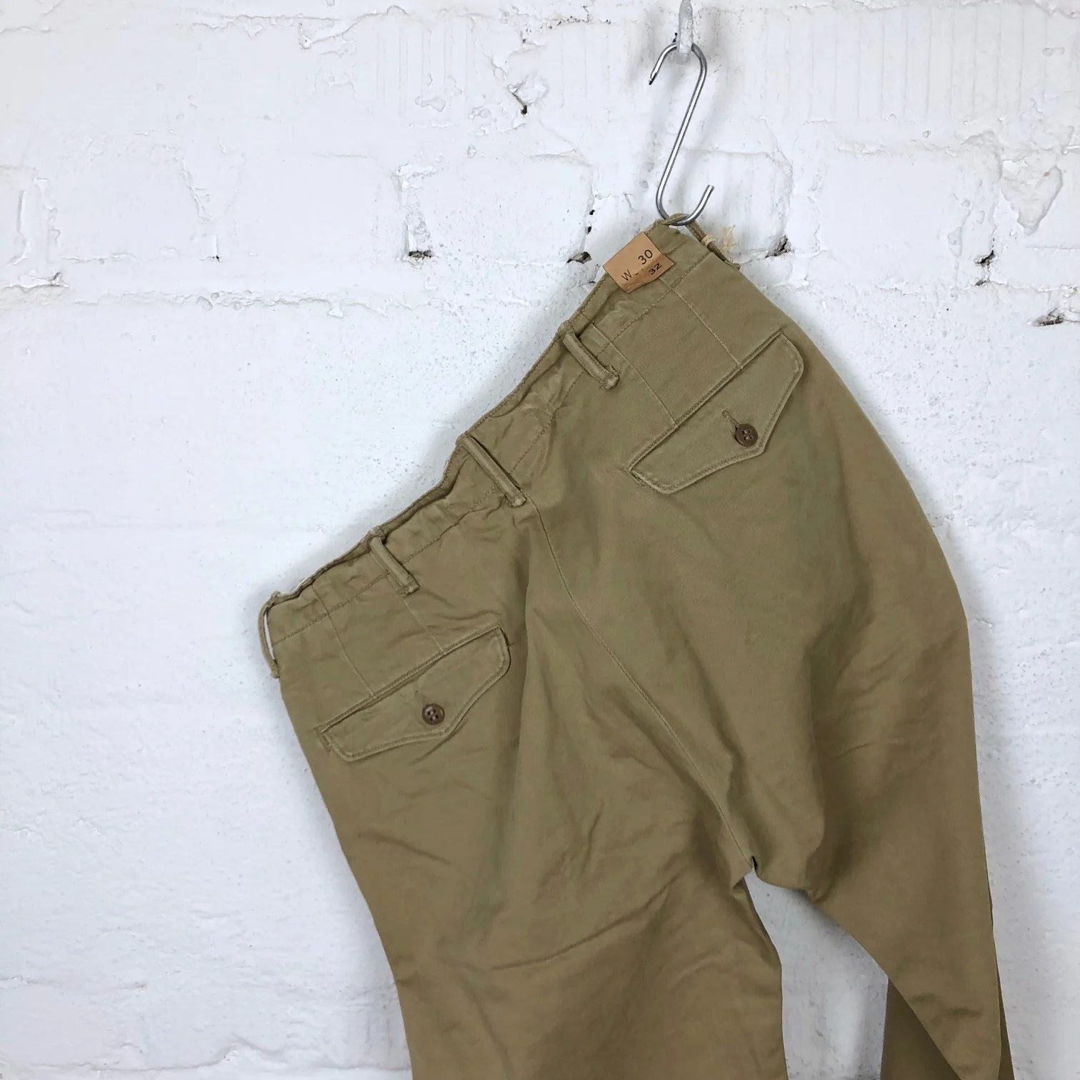 rrl | officer's chino new military khaki - Image 5