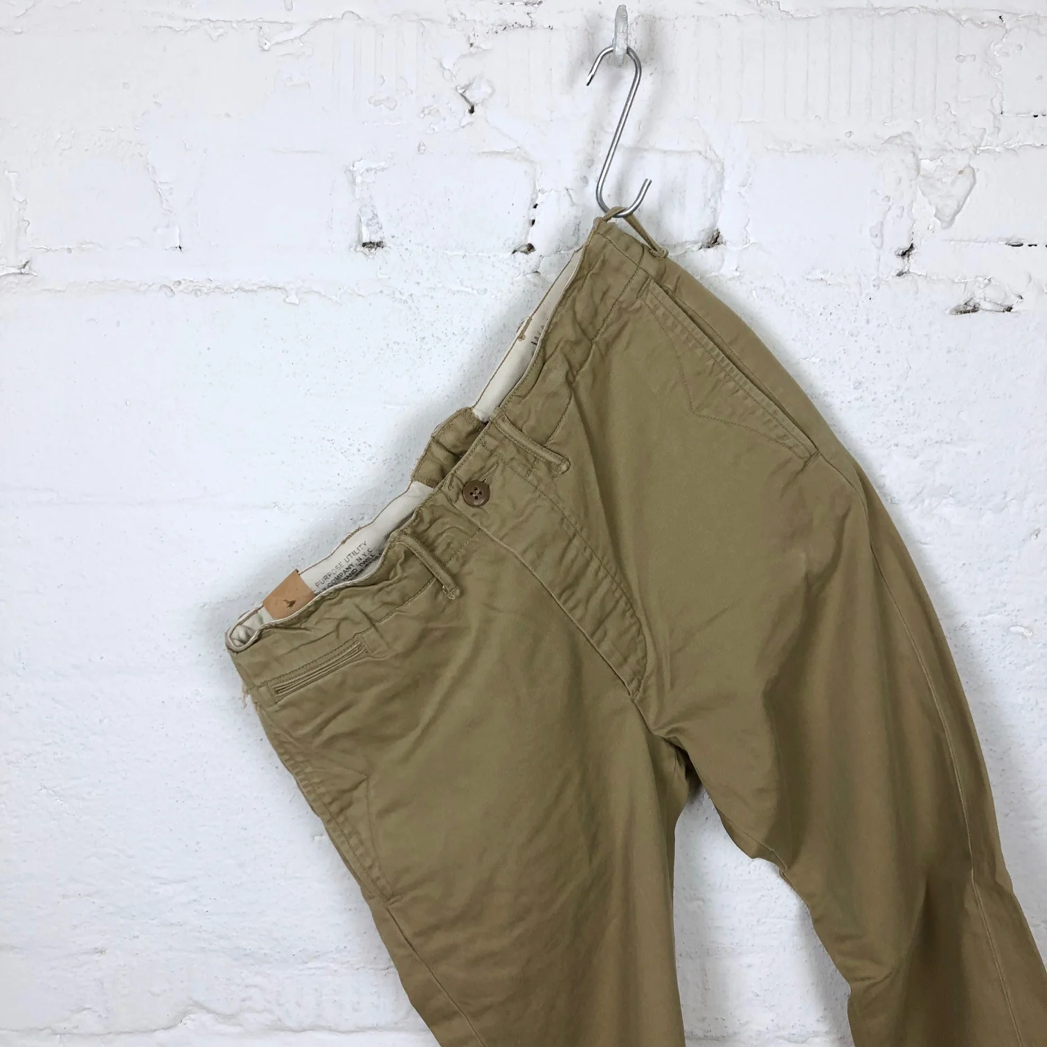 rrl | officer's chino new military khaki - Image 6