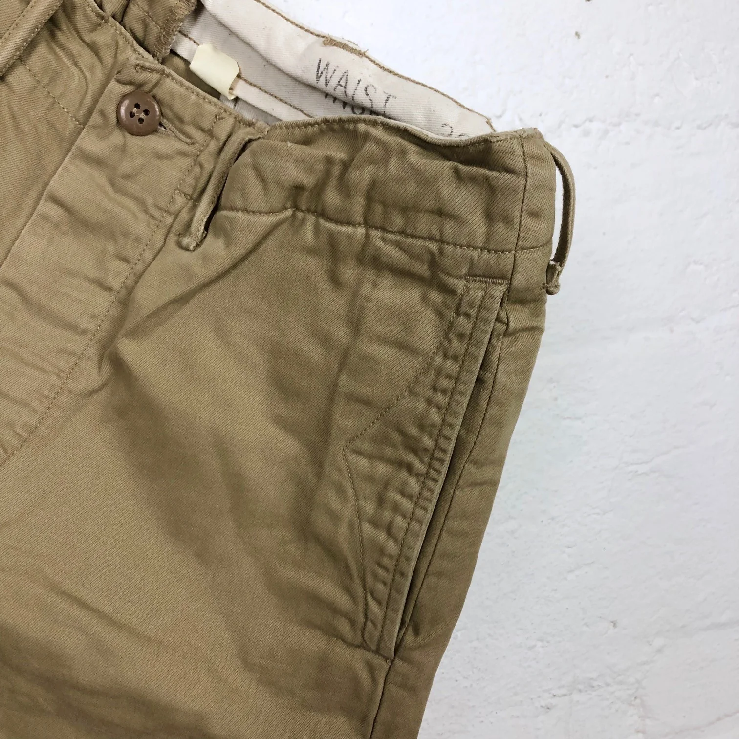 rrl | officer's chino new military khaki - Image 7