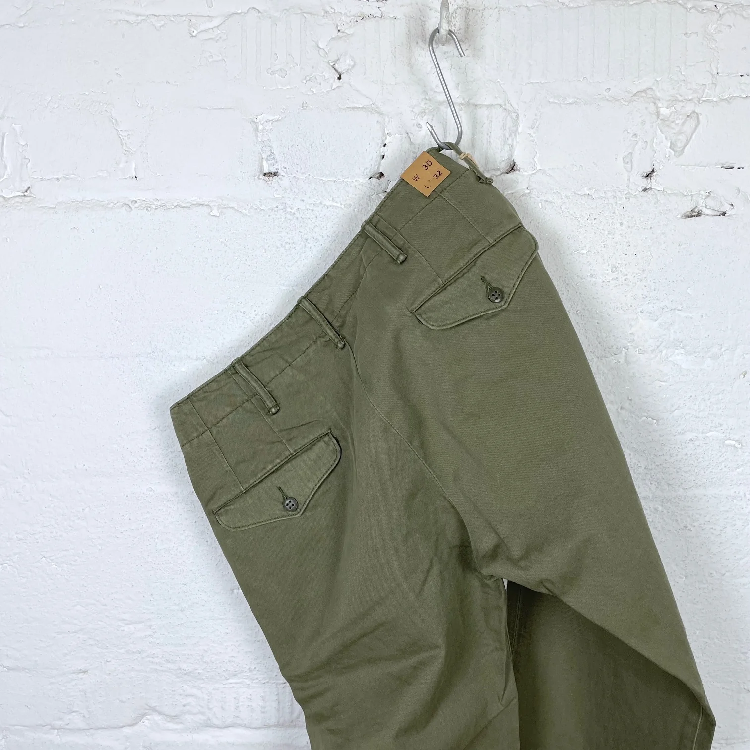 rrl | officer's chino olive - Image 3