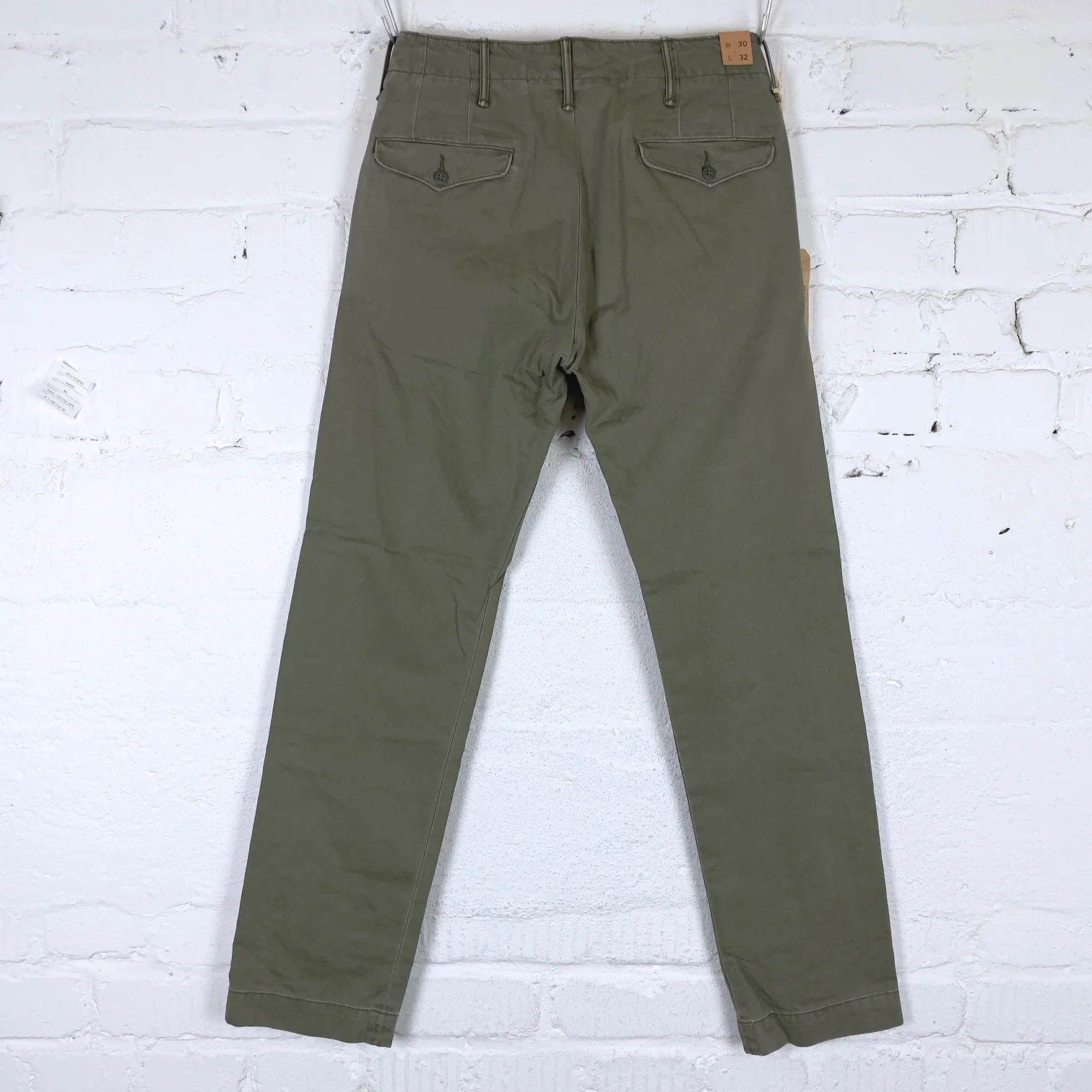 rrl | officer's chino olive - Image 4