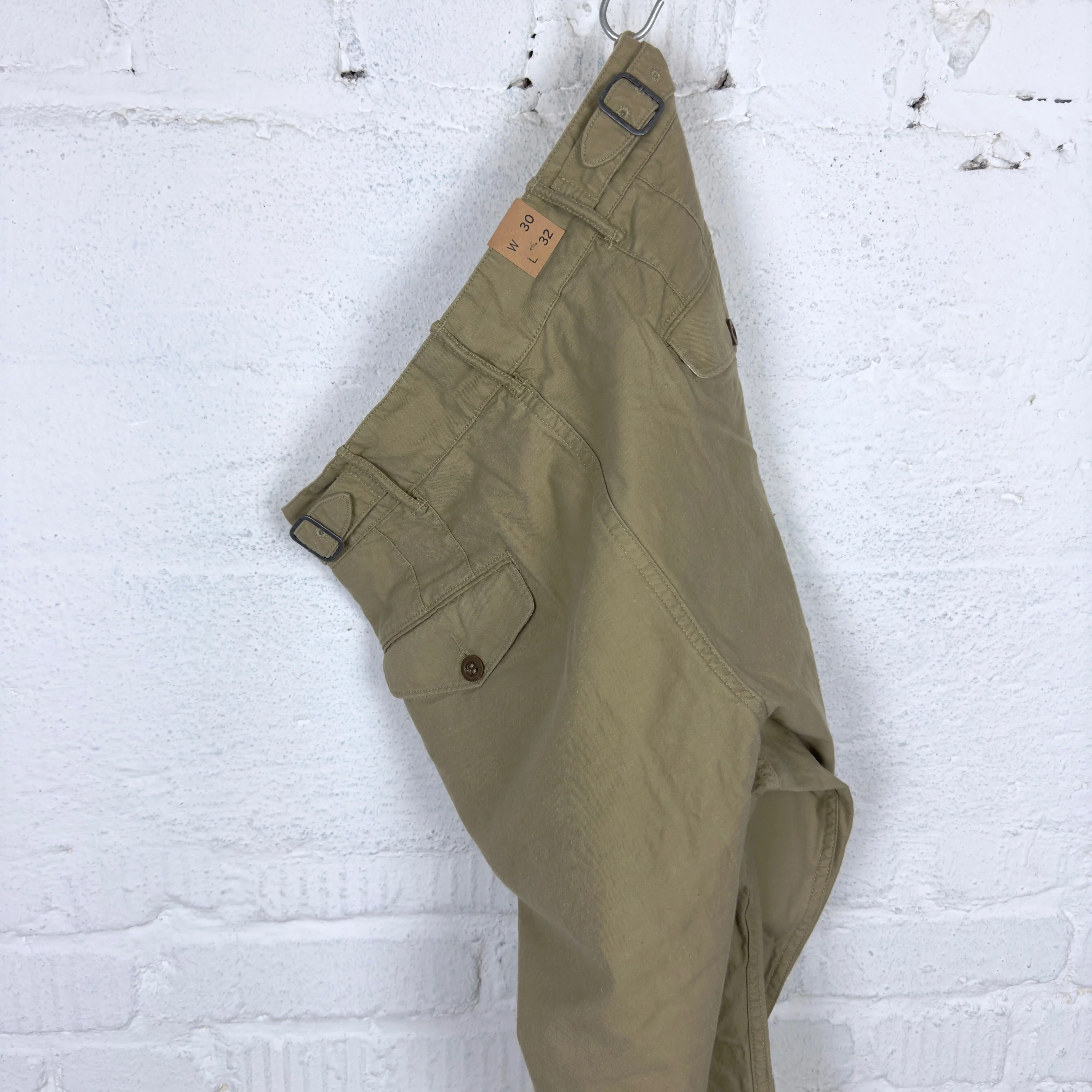 rrl | pleated chino trouser khaki - Image 5