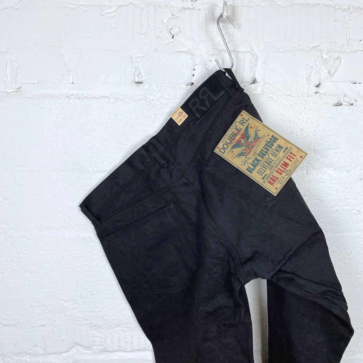 rrl | slim fit jeans black - Image 4