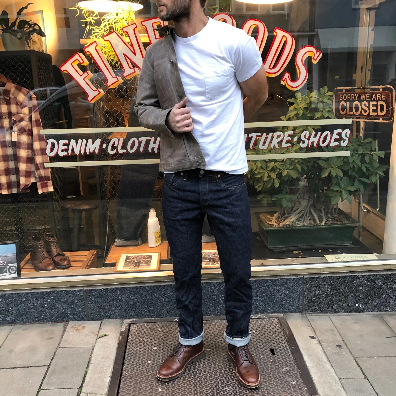 rrl | slim fit jeans once washed 3 - Image 4